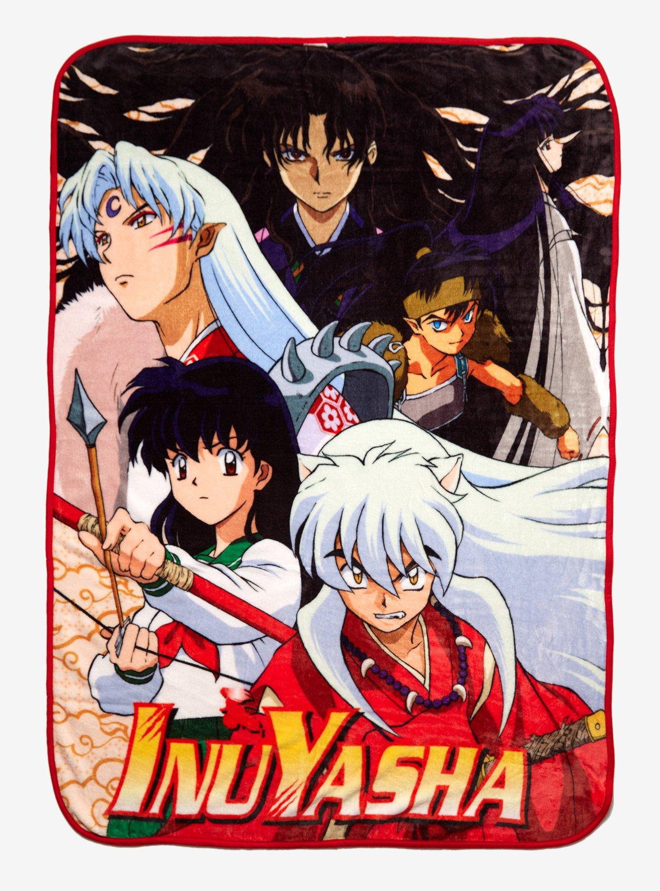 InuYasha Group Throw Blanket Hot Topic