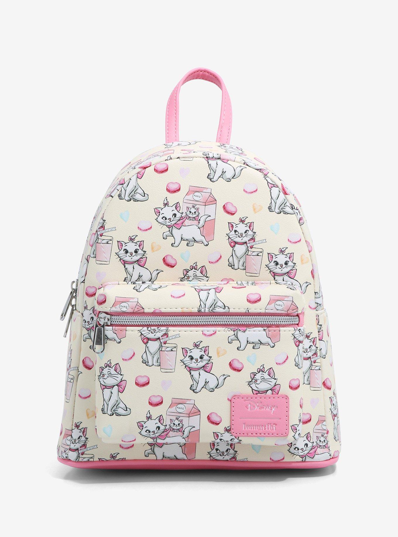 Loungefly Disney The Aristocats Marie Milk & Macarons Mini Backpack