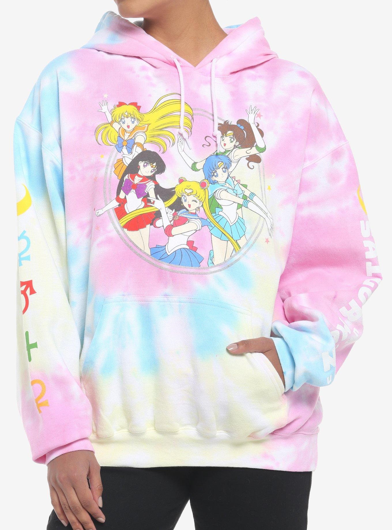 Sailor Moon Guardians TieDye Girls Hoodie Hot Topic