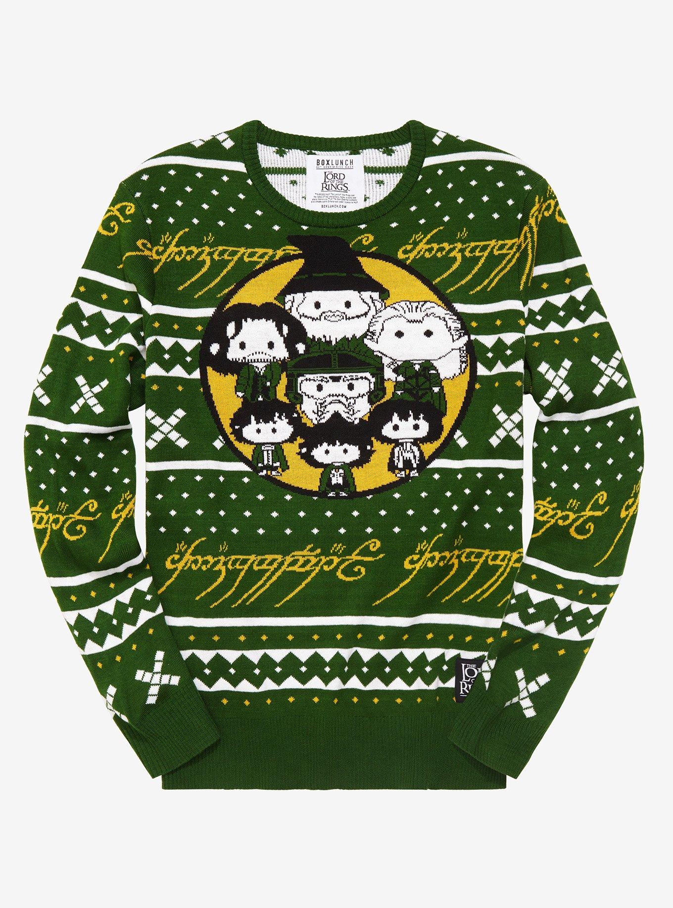 The Lord of the Rings Chibi Characters Holiday Sweater BoxLunch