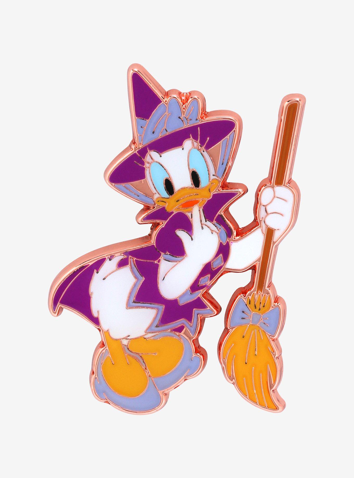 Loungefly Disney Daisy Duck Halloween Witch Costume Enamel Pin