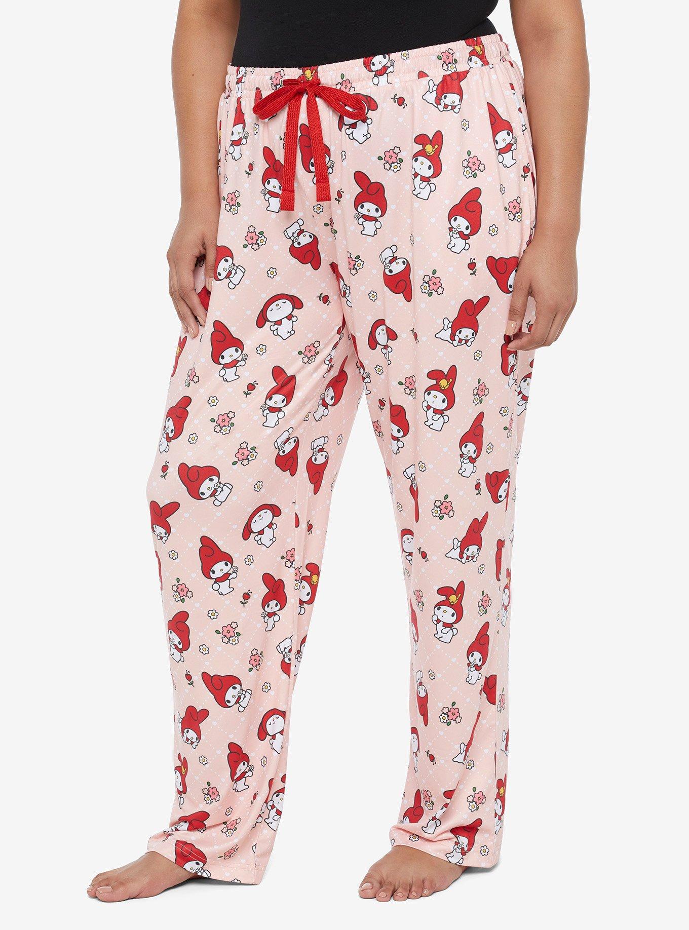 My Melody Allover Print Pajama Pants Plus Size Hot Topic
