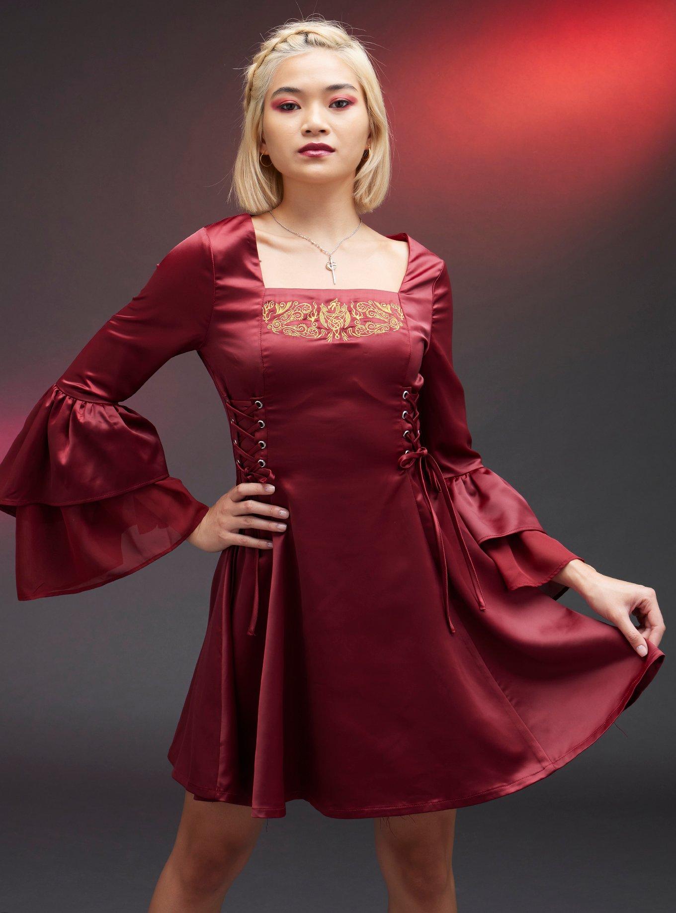 House Of The Dragon Rhaenyra Targaryen Cosplay Bell Sleeve Dress Her