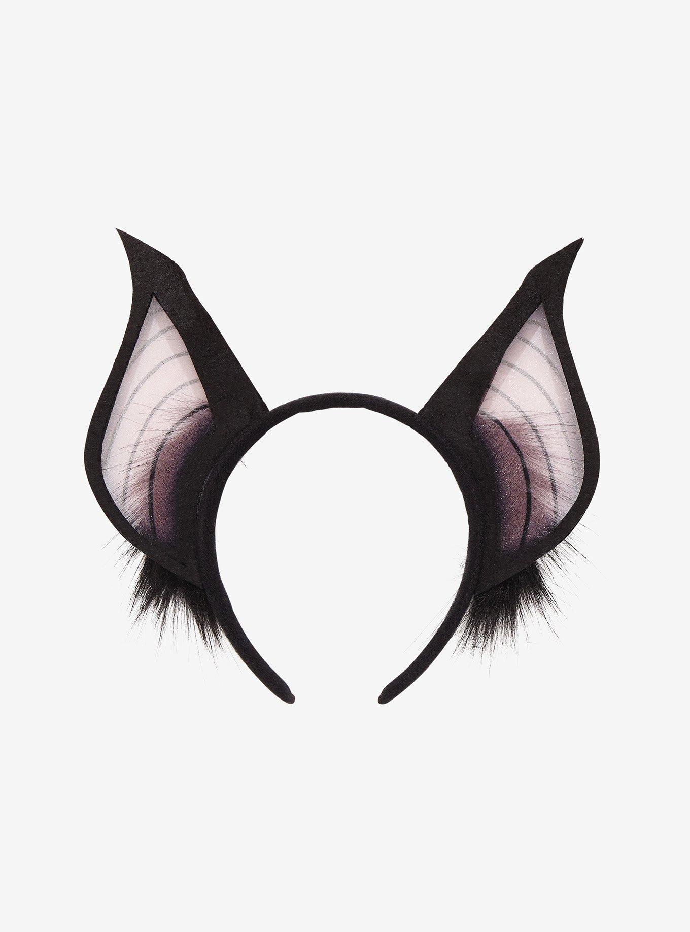 Black Bat Ears Headband Hot Topic