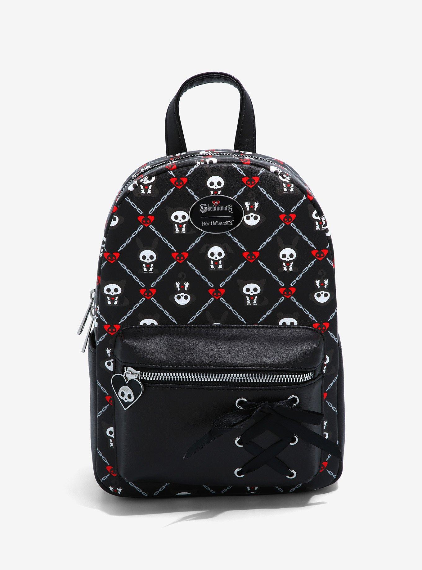 Her Universe Skelanimals LaceUp Mini Backpack Hot Topic