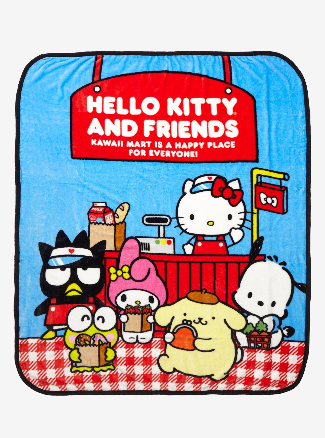 Sanrio Hello Kitty and Friends Kawaii Mart Throw BoxLunch Exclusive