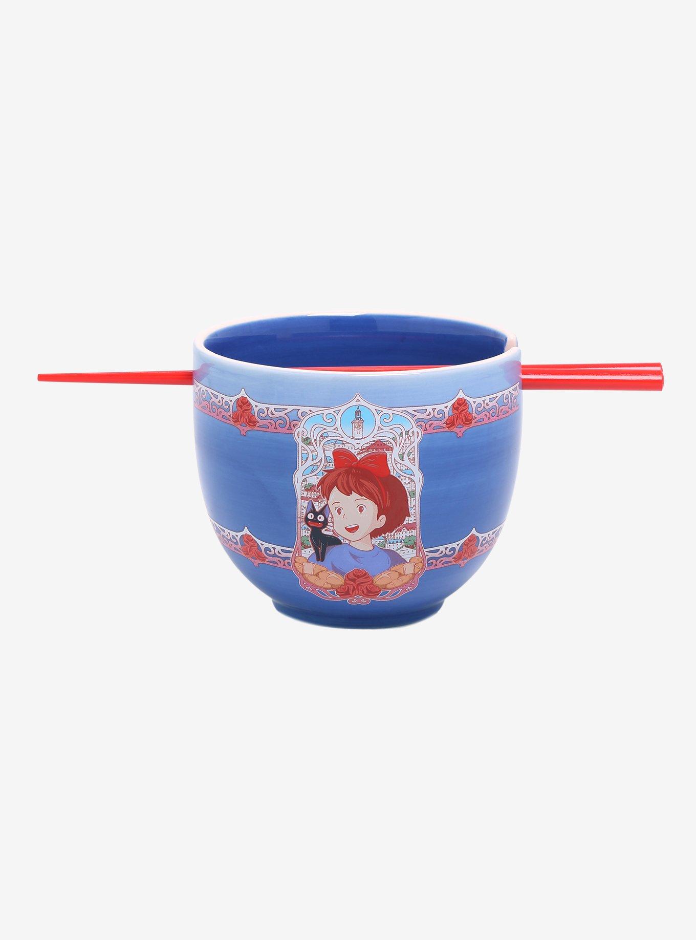 Studio Ghibli Kiki's Delivery Service Kiki & Jiji Portrait Ramen Bowl