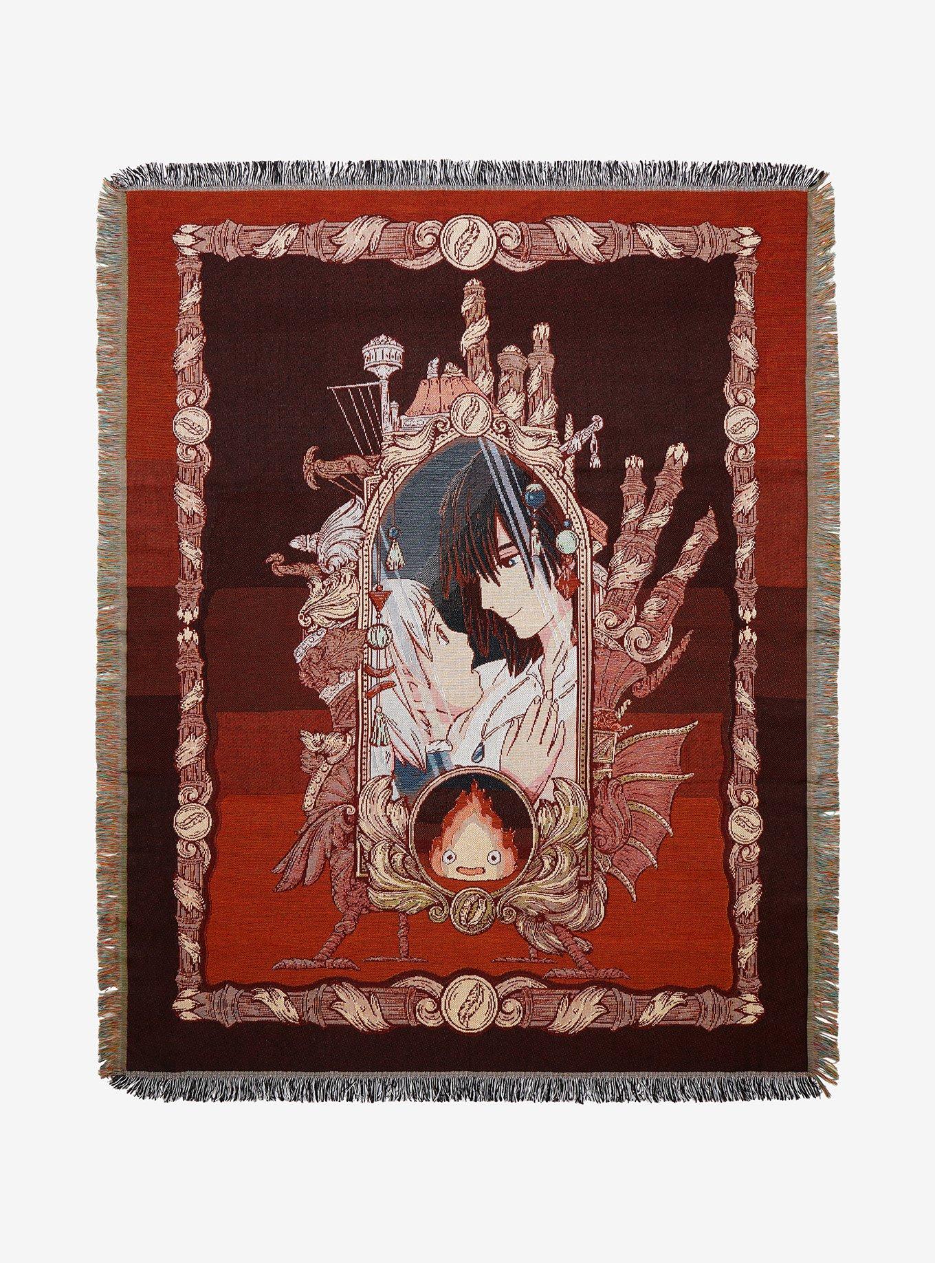 Studio Ghibli Howl's Moving Castle Characters Tapestry Throw BoxLunch