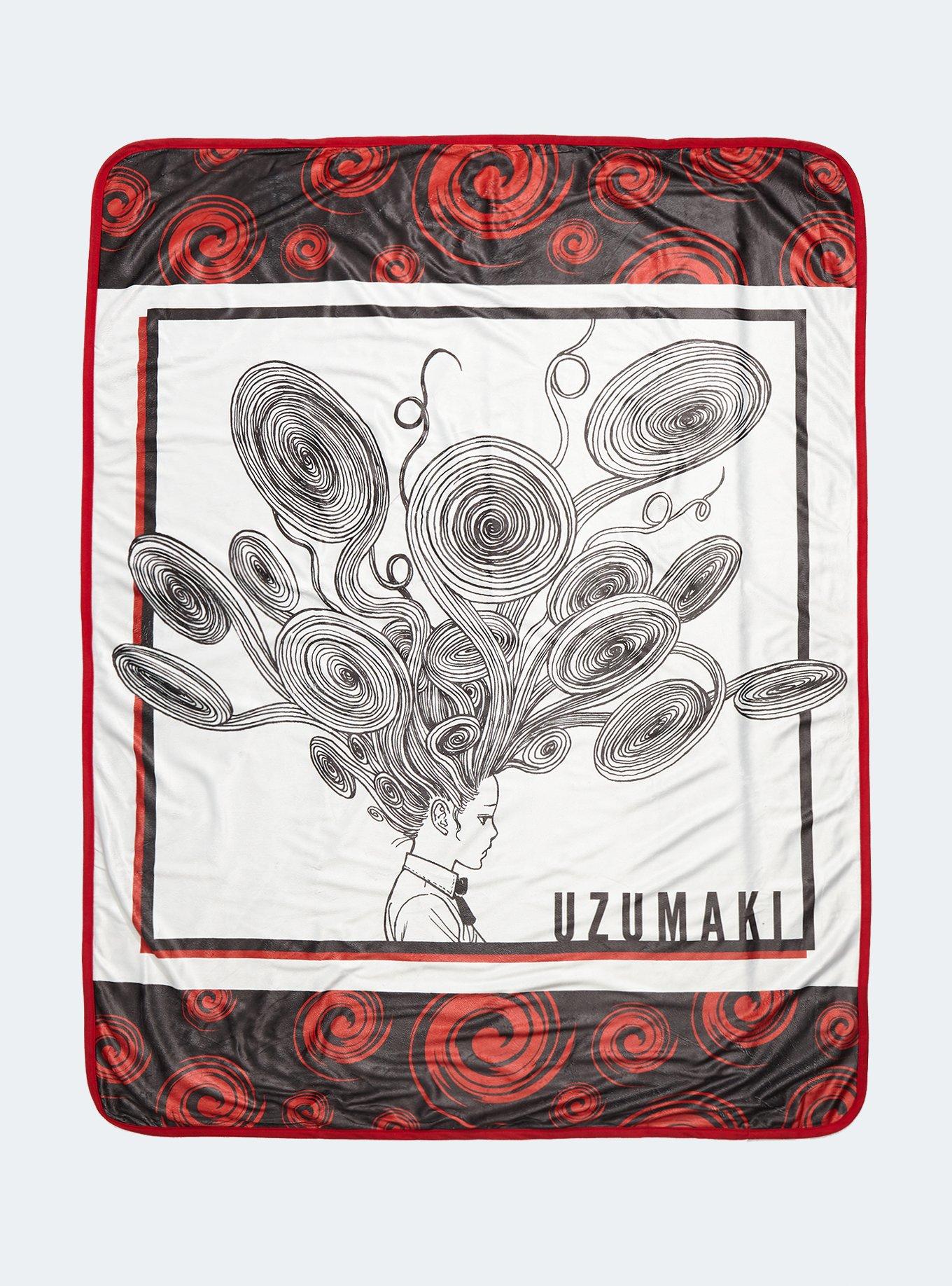 Junji Ito Uzumaki Goshima Throw Blanket Hot Topic