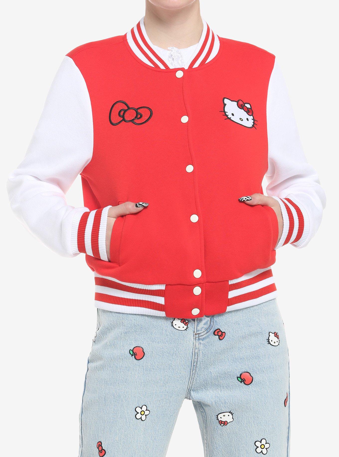 Hello Kitty Friends Varsity Jacket ubicaciondepersonas.cdmx.gob.mx