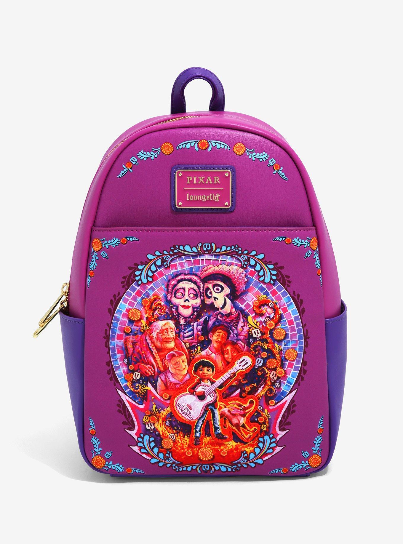 Loungefly Disney Pixar Coco Family Mural Mini Backpack BoxLunch