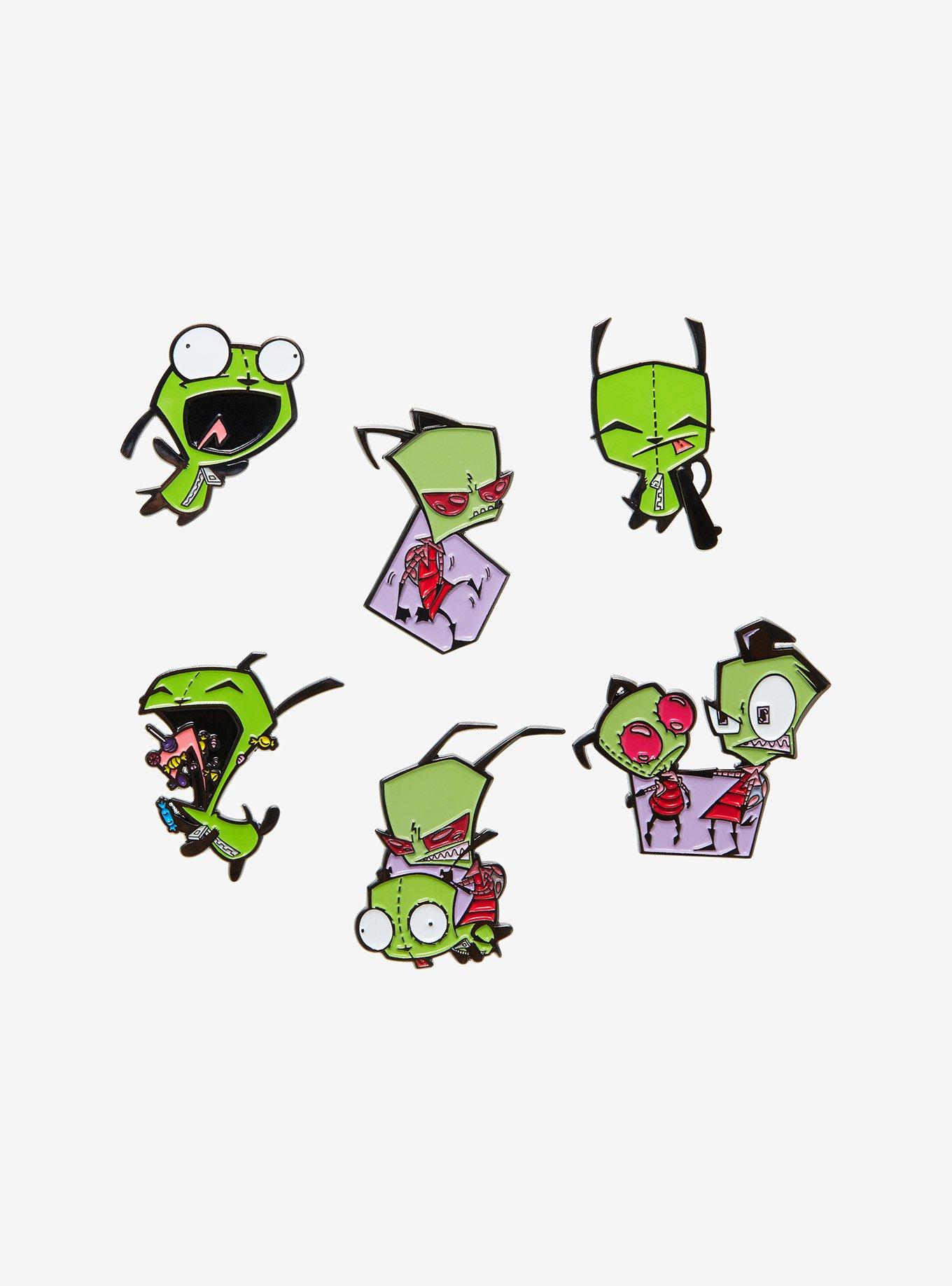 Invader Zim GIR & Zim Blind Box Enamel Pin Hot Topic