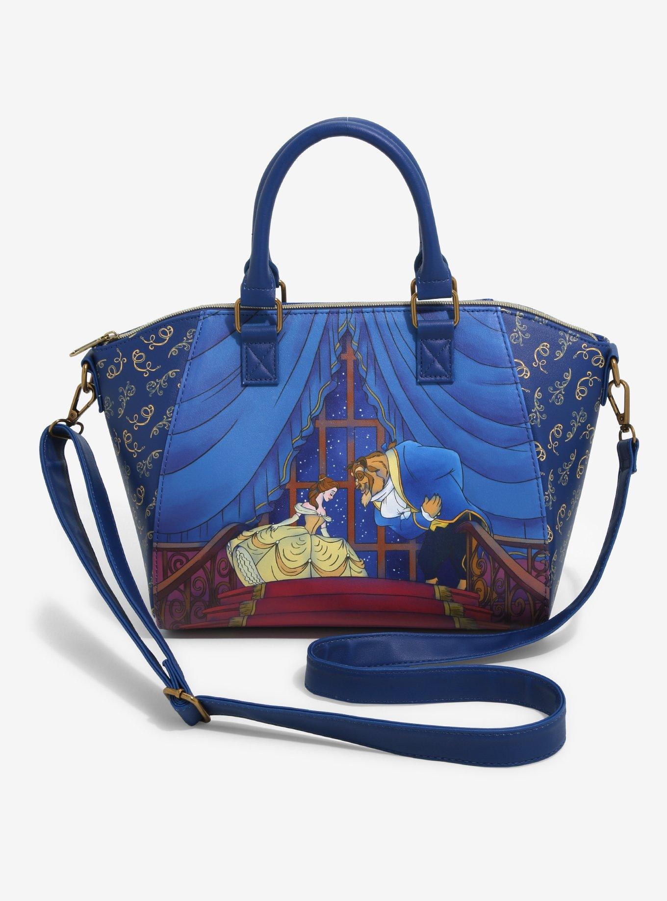 Loungefly Disney Beauty And The Beast Staircase Satchel Bag Hot Topic