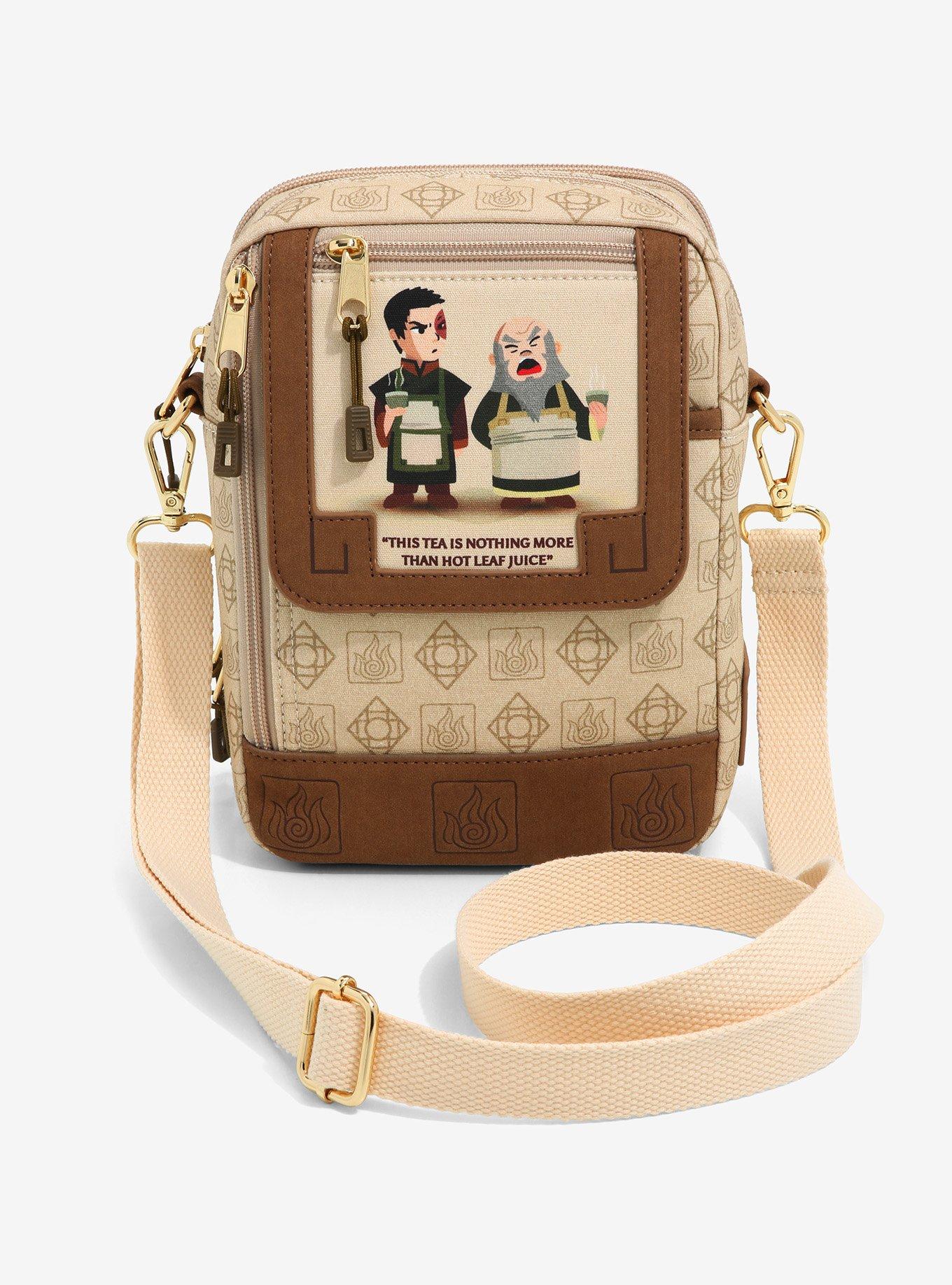 Avatar The Last Airbender Uncle Iroh & Zuko Hot Leaf Juice Crossbody