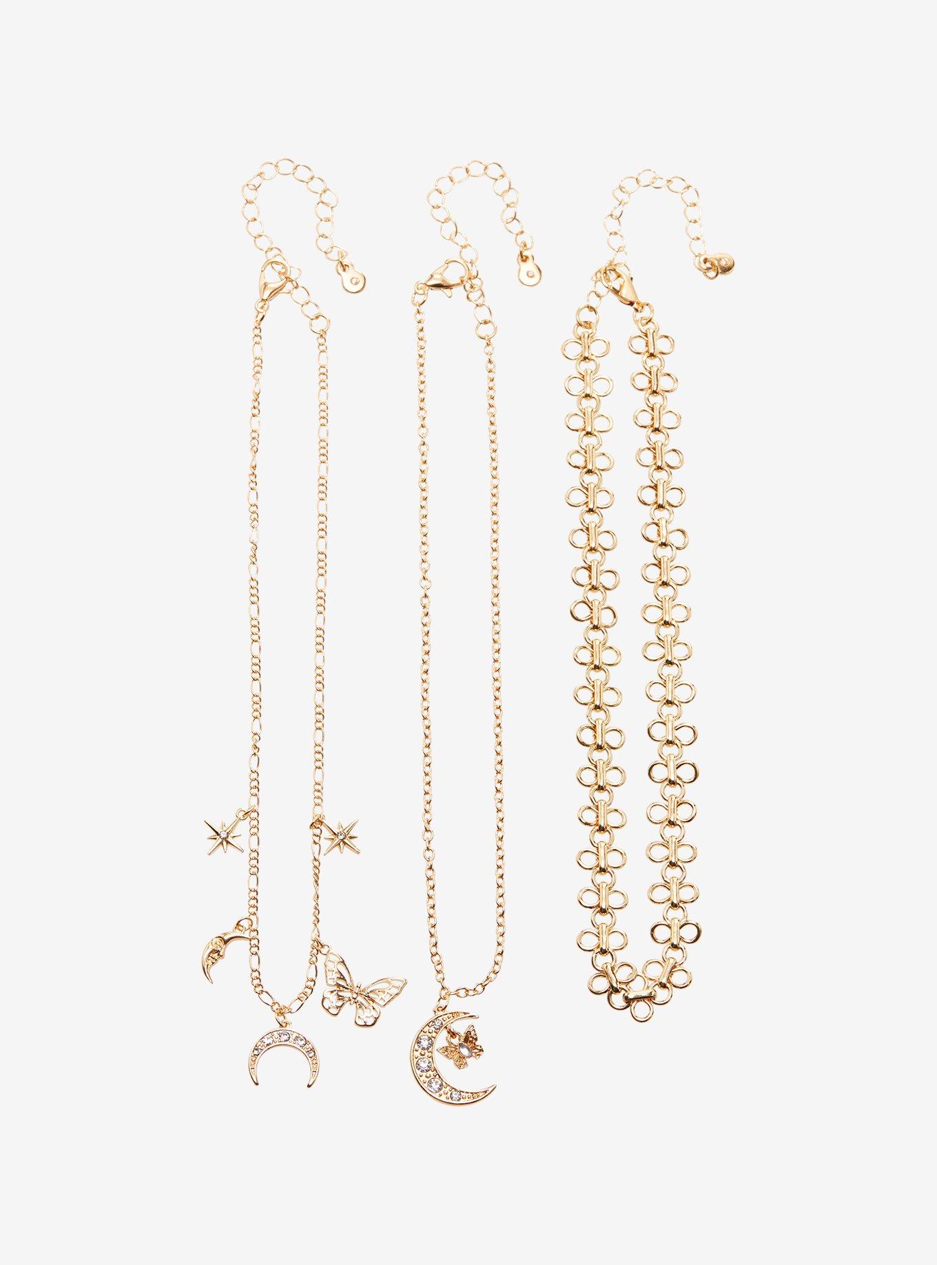 Celestial Butterfly Necklace Set Hot Topic