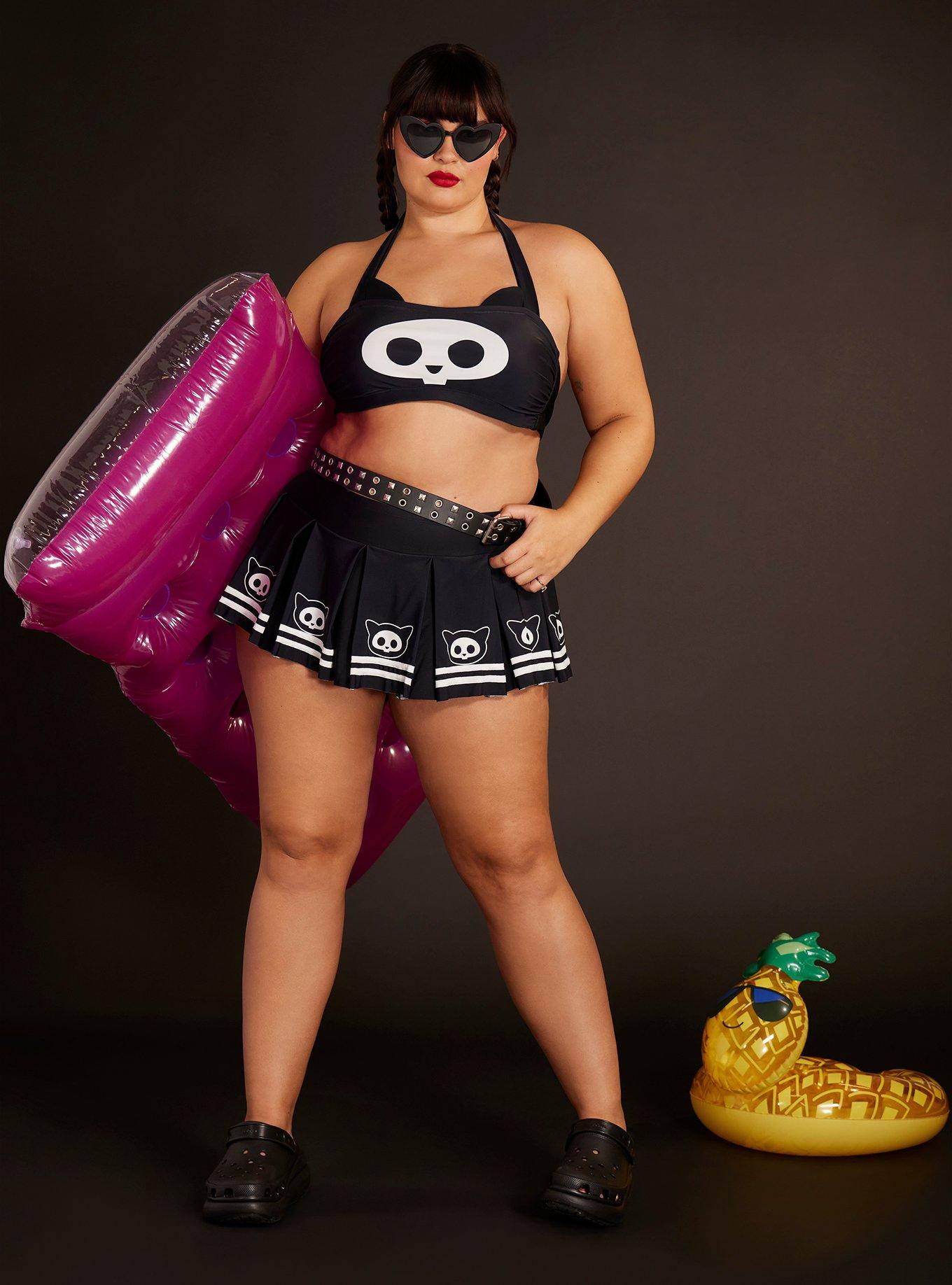 Skelanimals Kit Skirted Swim Bottoms Plus Size Hot Topic