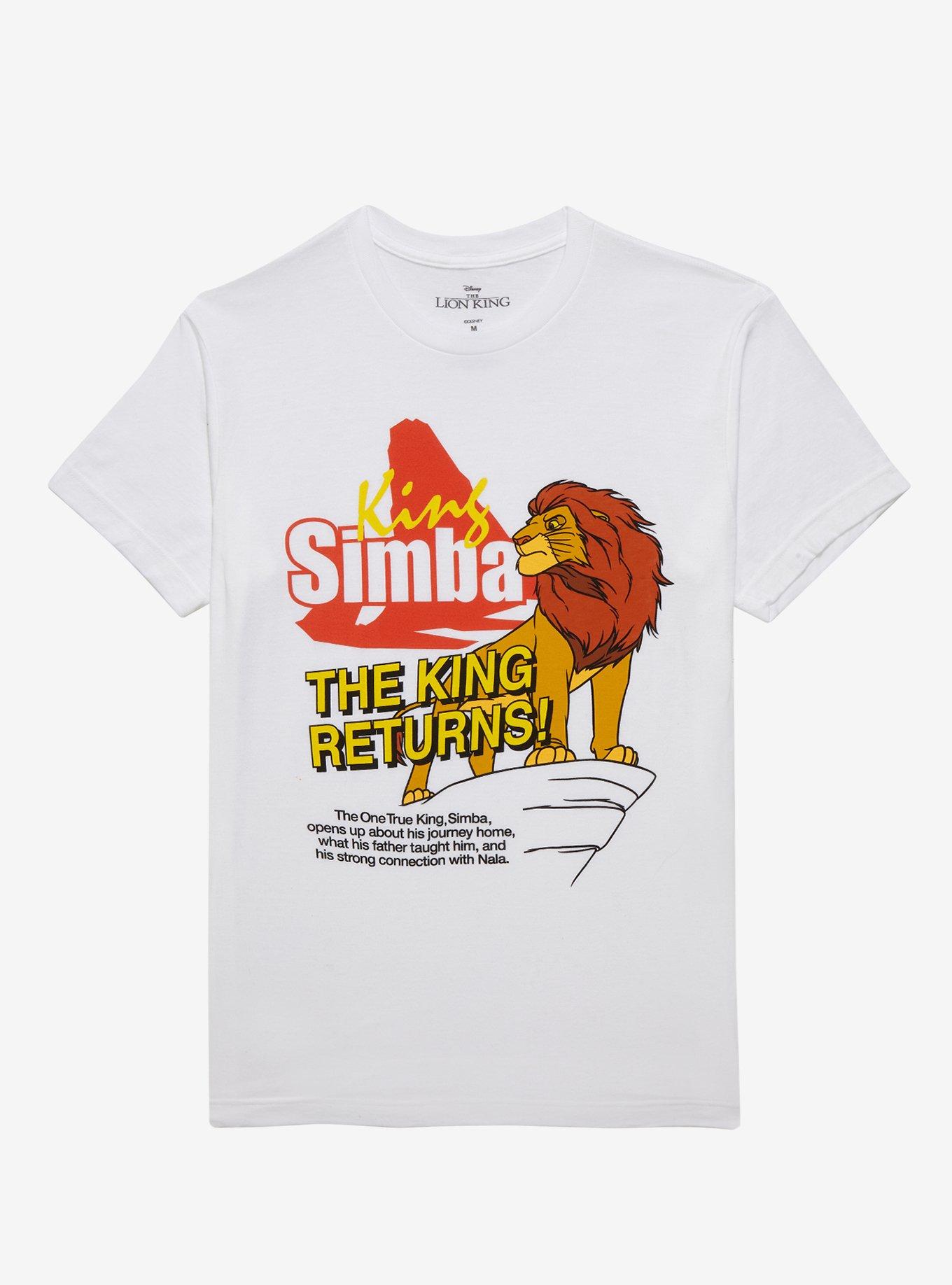 Disney The Lion King Simba Magazine Cover TShirt BoxLunch Exclusive
