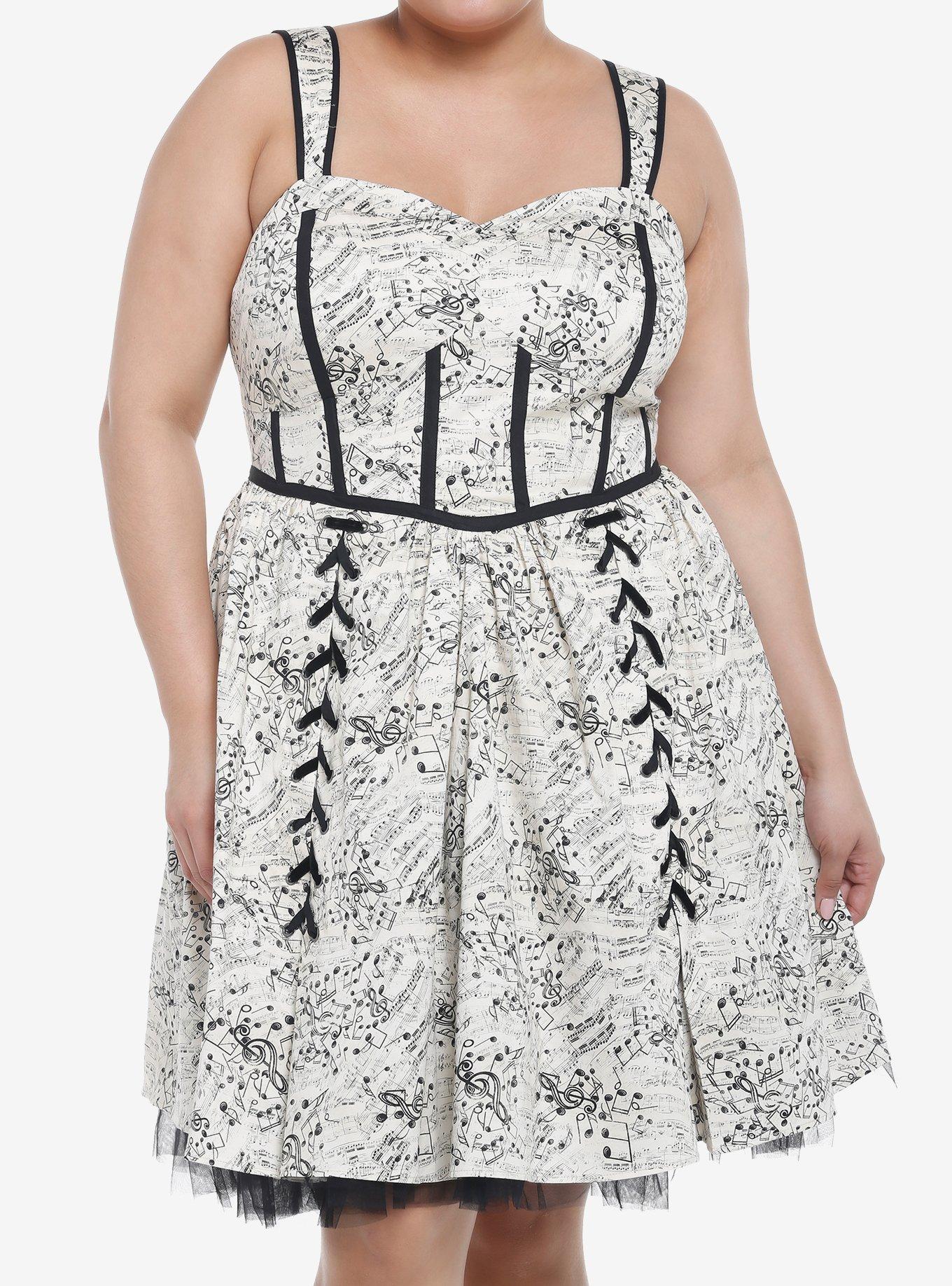Music Notes Dress Plus Size Hot Topic