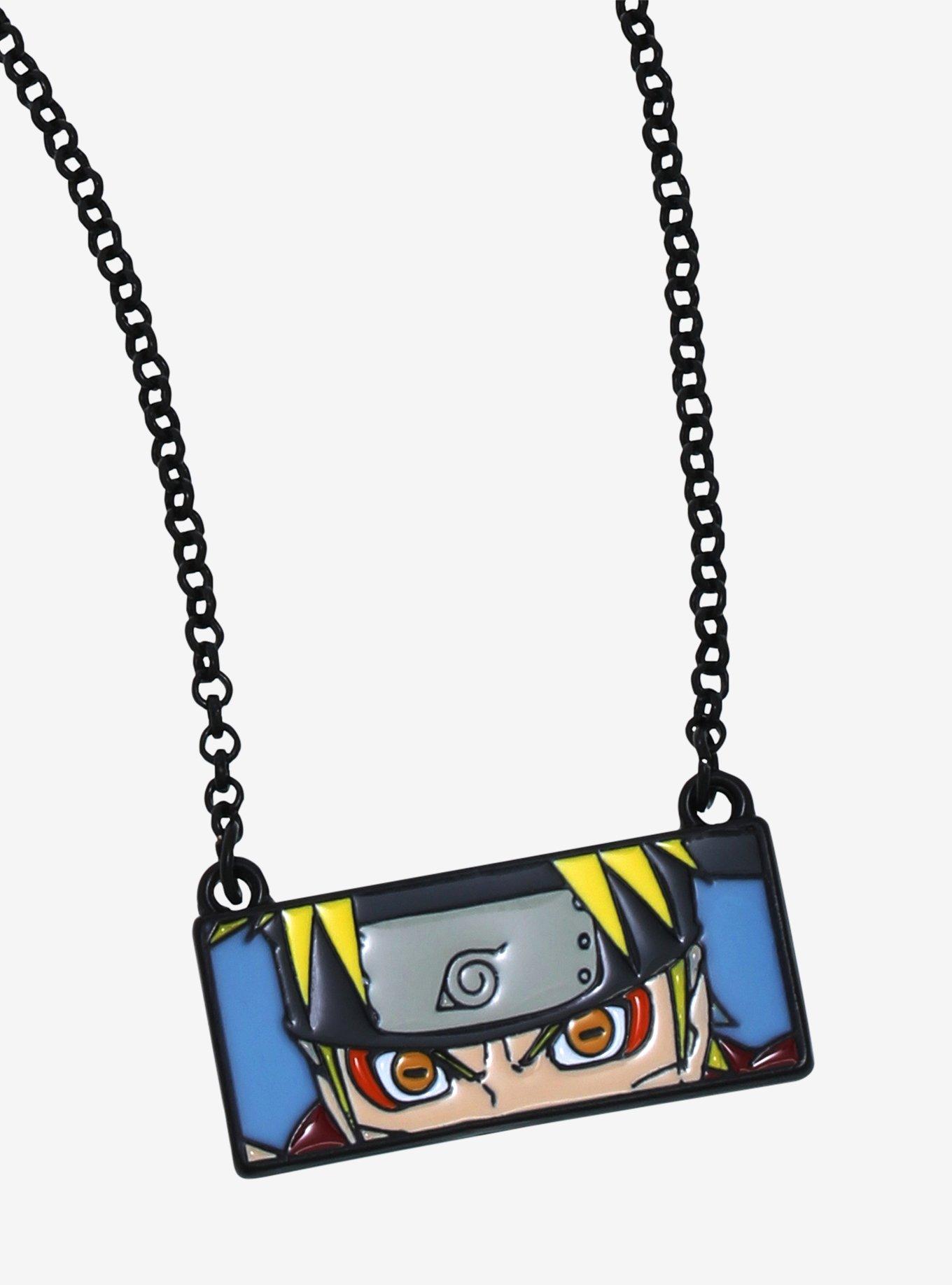 Naruto Shippuden Sage Mode Eyes Pendant Necklace BoxLunch Exclusive