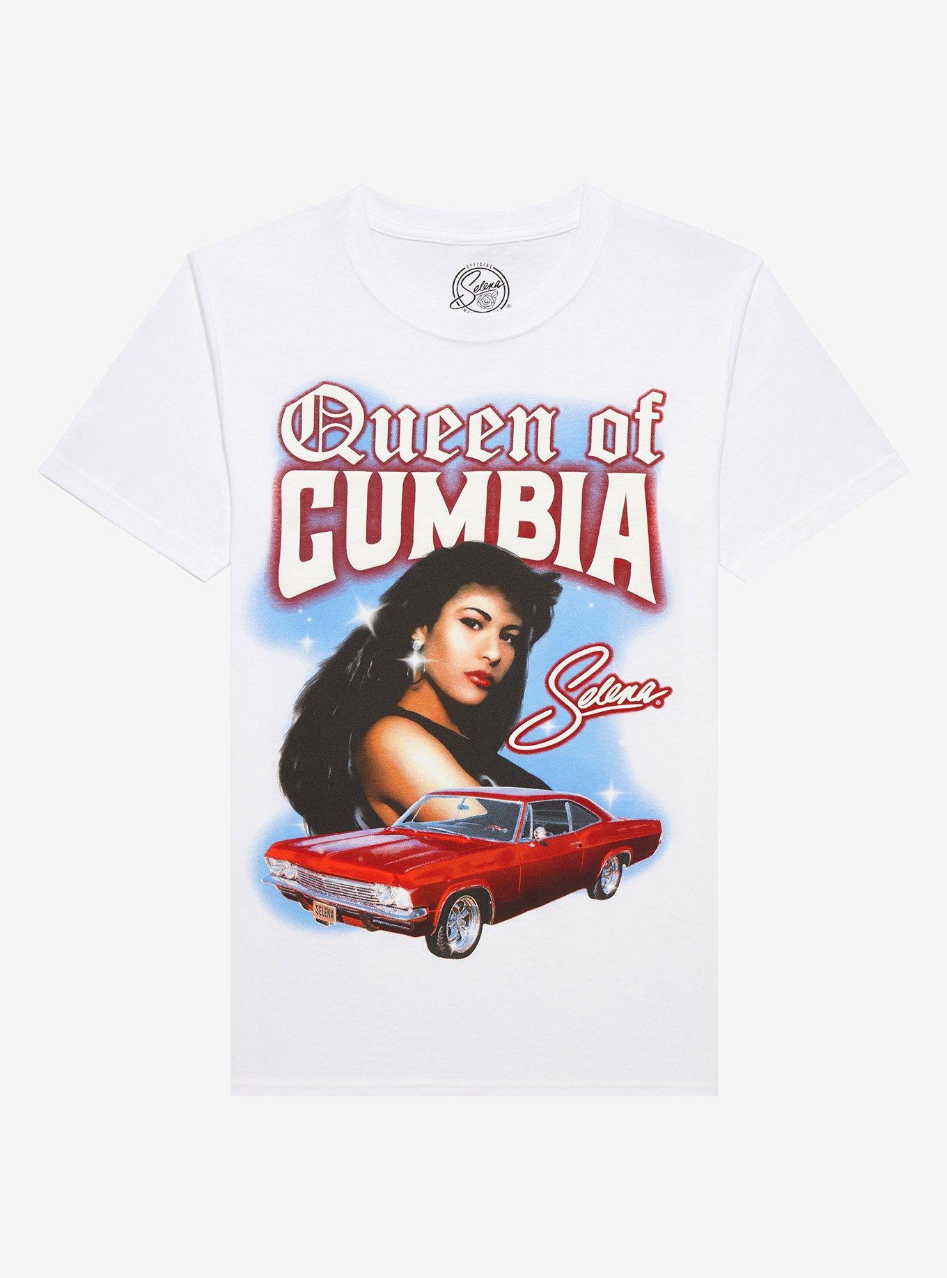 Selena Queen Of Cumbia Lowrider Boyfriend Fit Girls TShirt Hot Topic