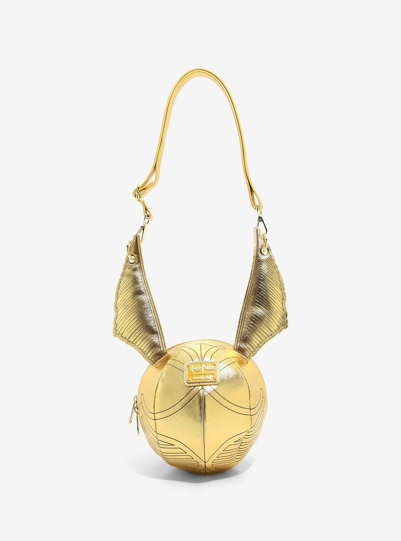 Loungefly Harry Potter Golden Snitch Figural Crossbody Bag BoxLunch