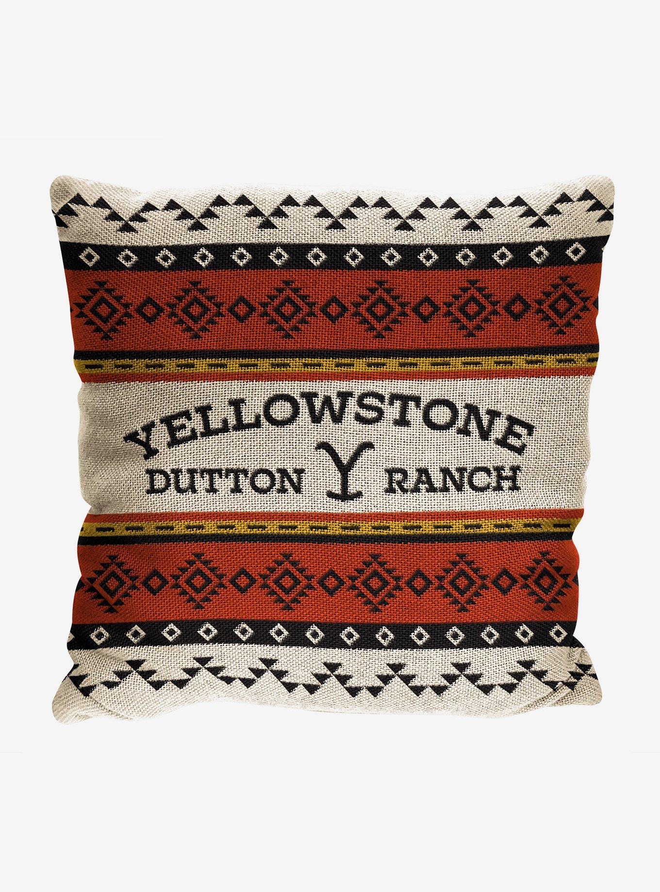 Yellowstone Montana Tribal Woven Jacquard Pillow Hot Topic