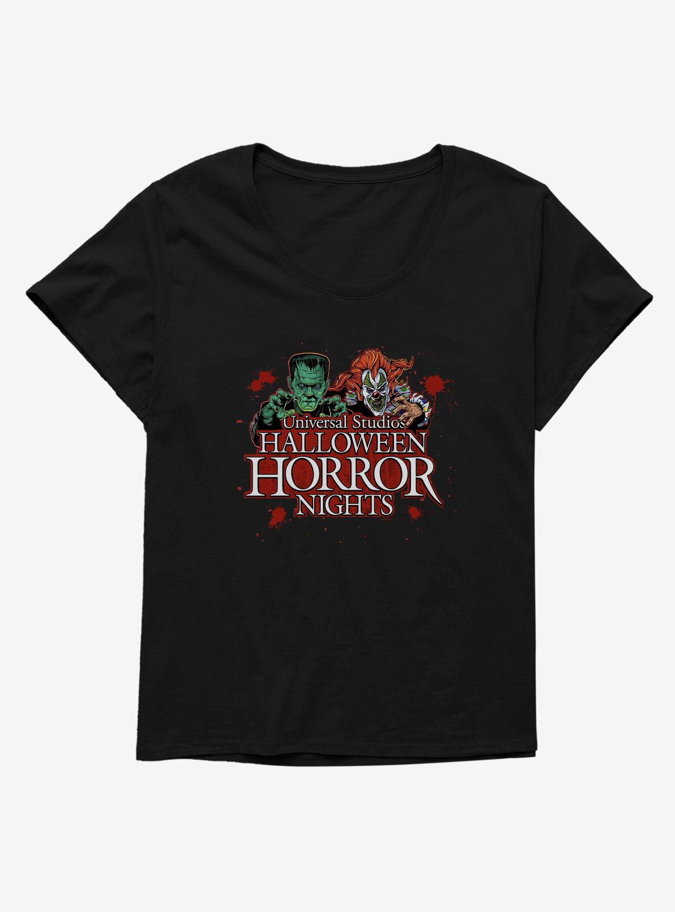 Halloween Horror Nights Classic Monsters Girls TShirt Plus Size
