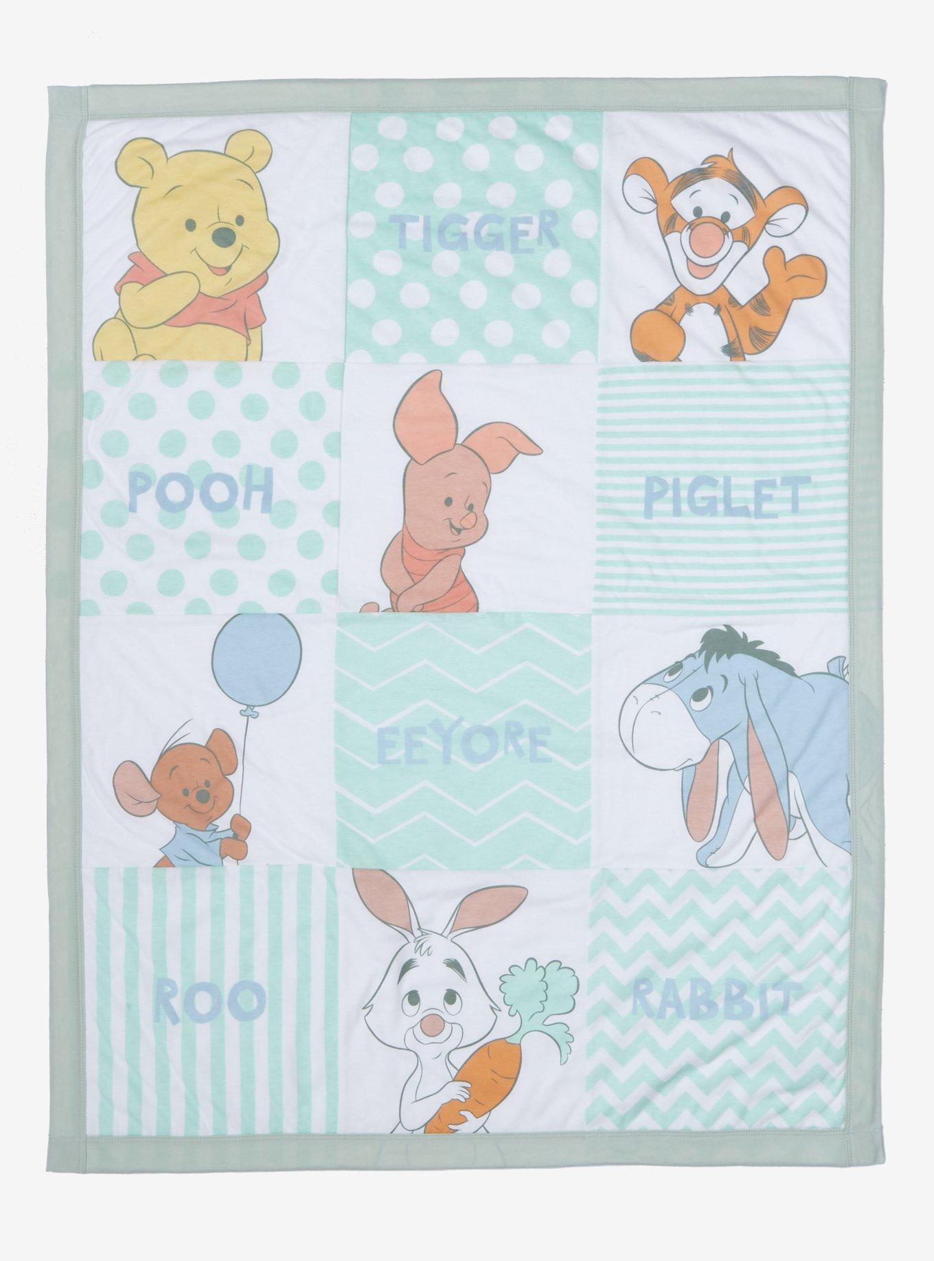 Disney Winnie the Pooh Baby Character Portraits Baby Blanket BoxLunch