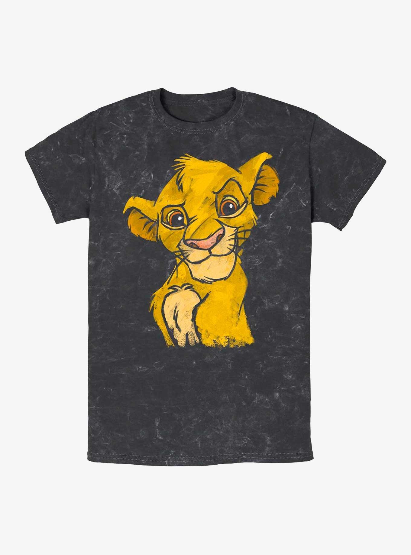 Disney The Lion King Simba Crown Prince Mineral Wash TShirt MULTI
