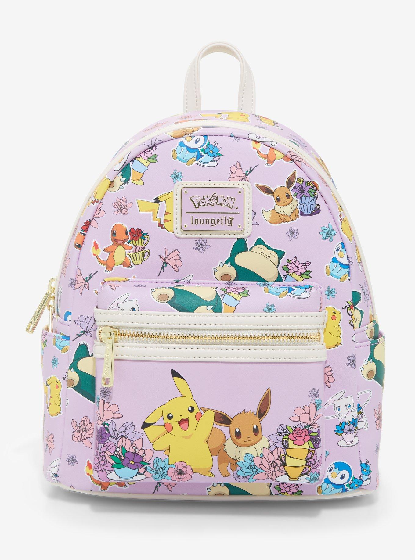 Loungefly Pokémon Floral Teacups Allover Print Mini Backpack BoxLunch