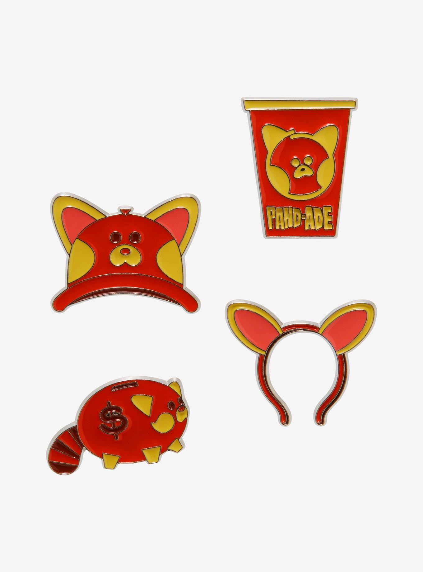 Disney Pixar Turning Red Panda Merch Pin Set BoxLunch Exclusive