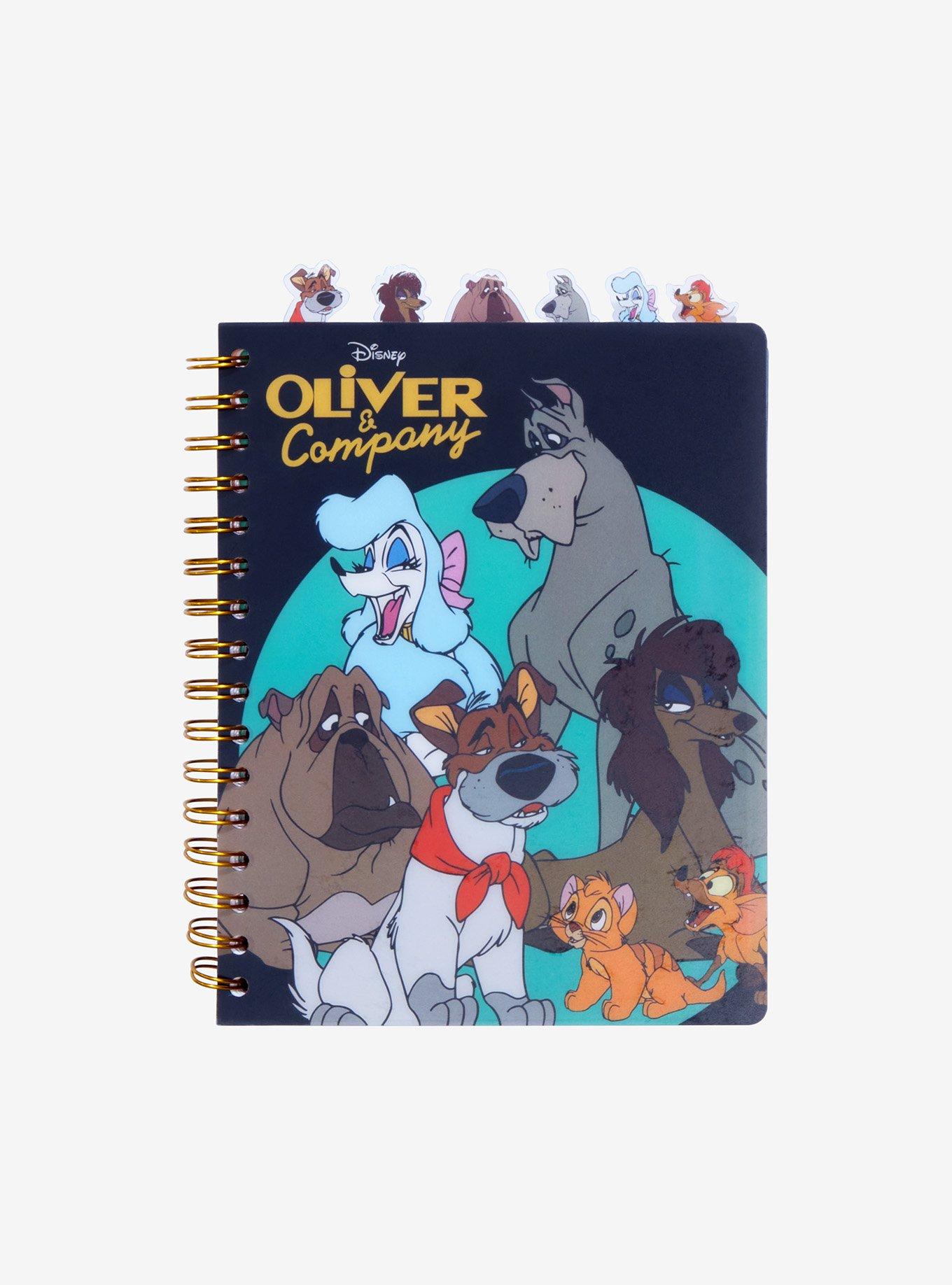 Disney Oliver & Company Tabbed Journal Hot Topic
