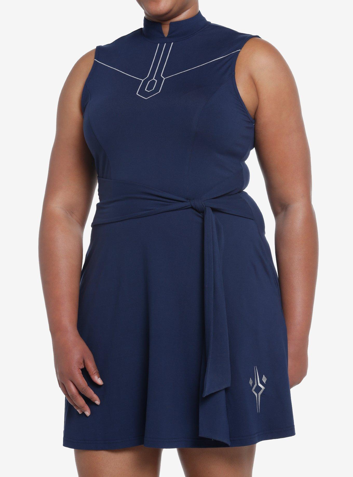Her Universe Star Wars Ahsoka Tano TieFront Dress Plus Size Her Universe
