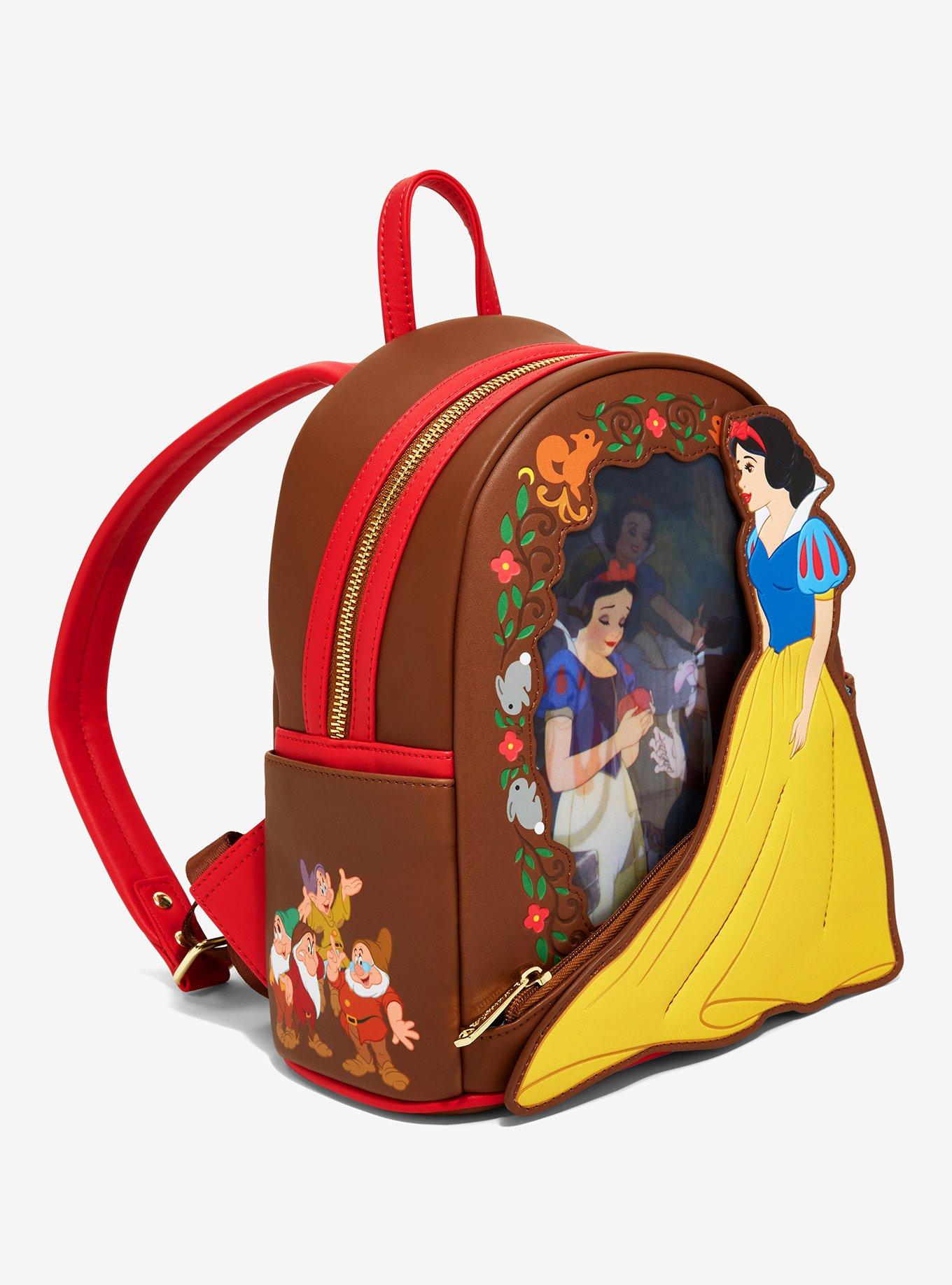Loungefly Disney Snow White and the Seven Dwarfs Lenticular Portrait Mini Backpack BoxLunch