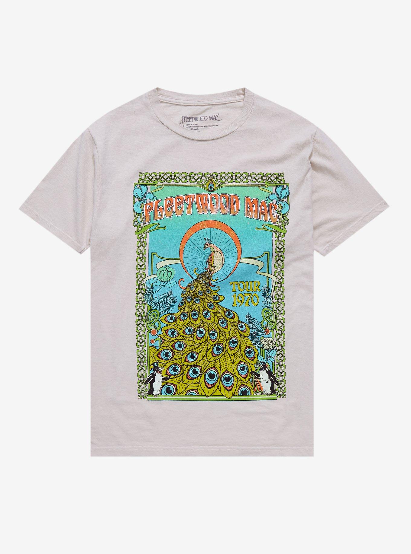 Fleetwood Mac Peacock Tour Boyfriend Fit Girls TShirt Hot Topic