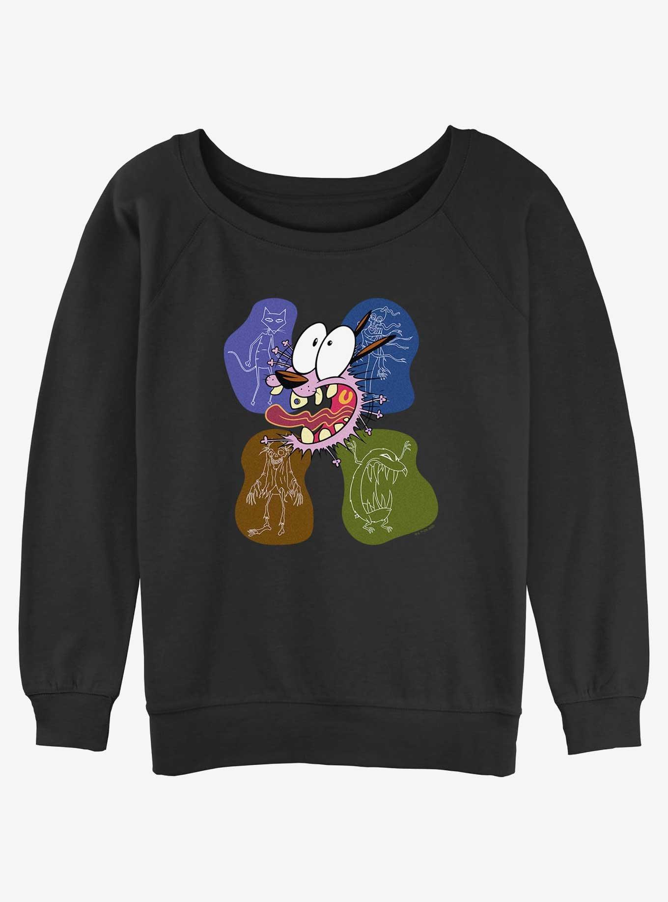 Cartoon Network Courage The Cowardly Dog Enemy Blobs Girls Slouchy