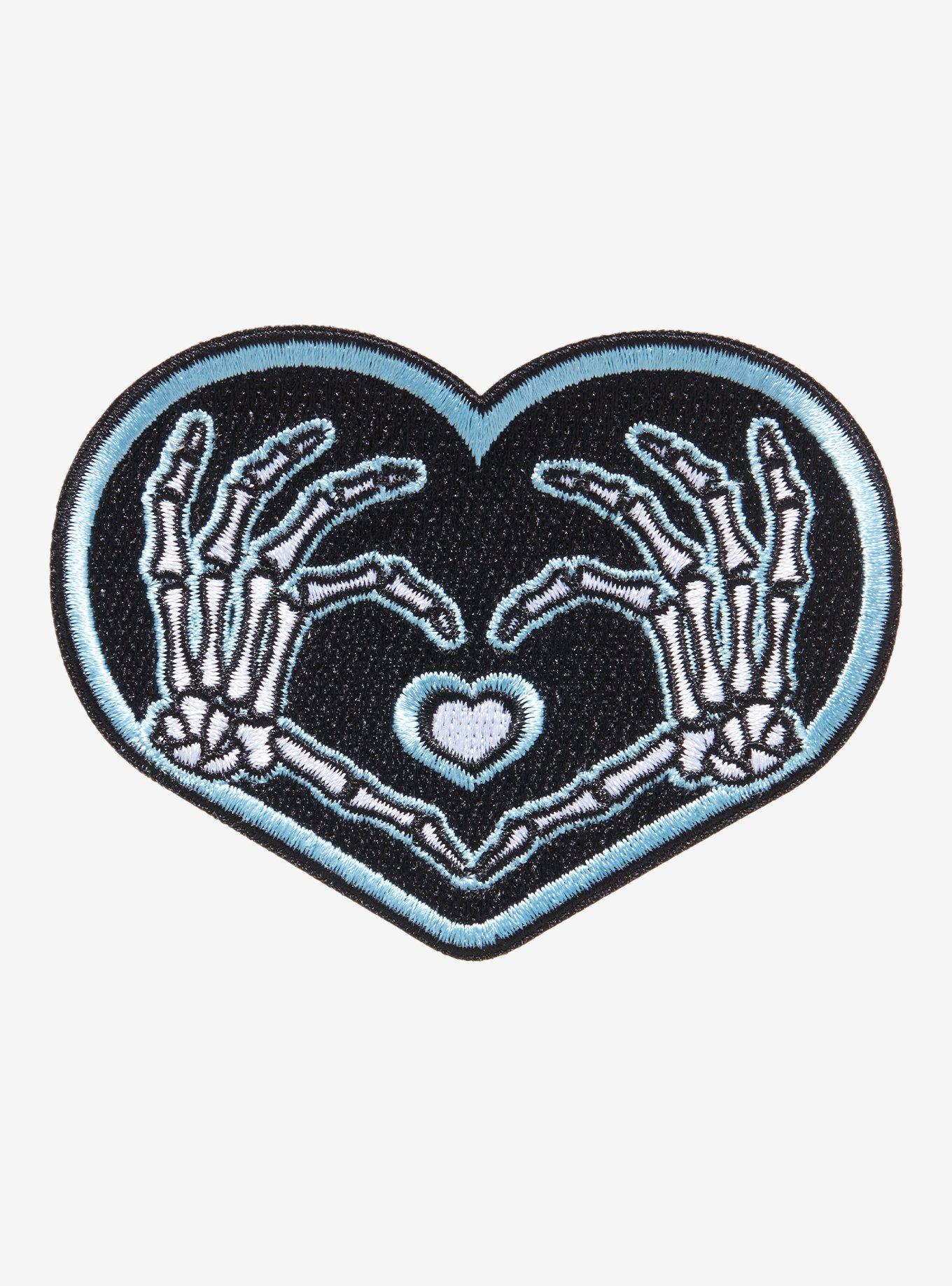 XRay Heart Hands Patch Hot Topic