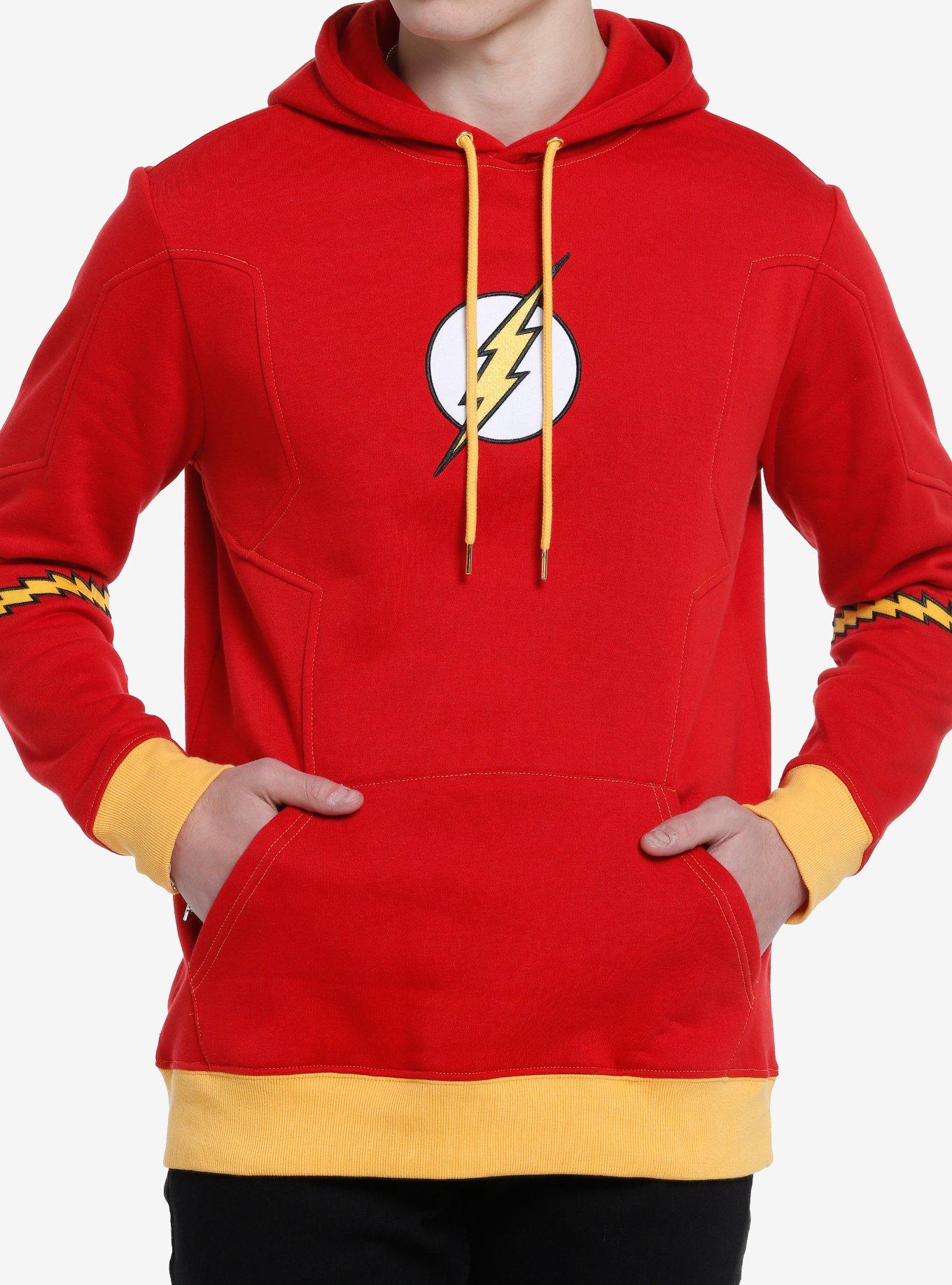 DC Comics The Flash Logo Cosplay Hoodie Hot Topic