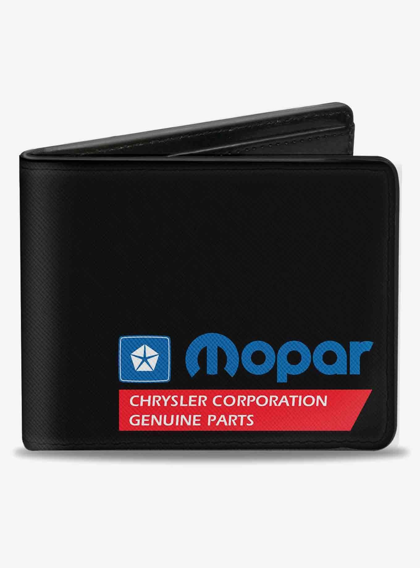 Mopar Chrysler Corporation Genuine Parts Bifold Wallet BoxLunch