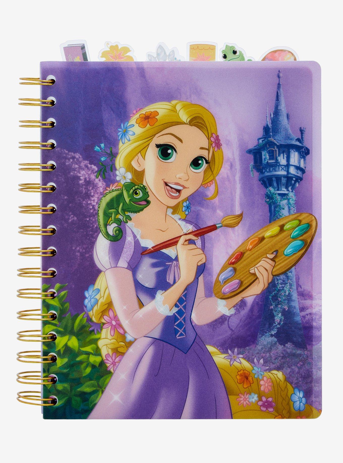 Disney Tangled Rapunzel Painting Figural Tab Journal BoxLunch