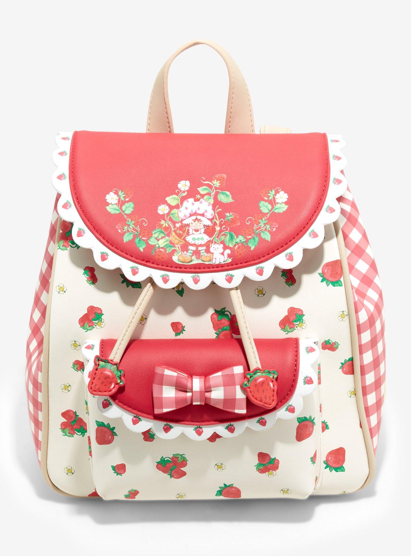 Strawberry Shortcake Gingham Mini Backpack Hot Topic