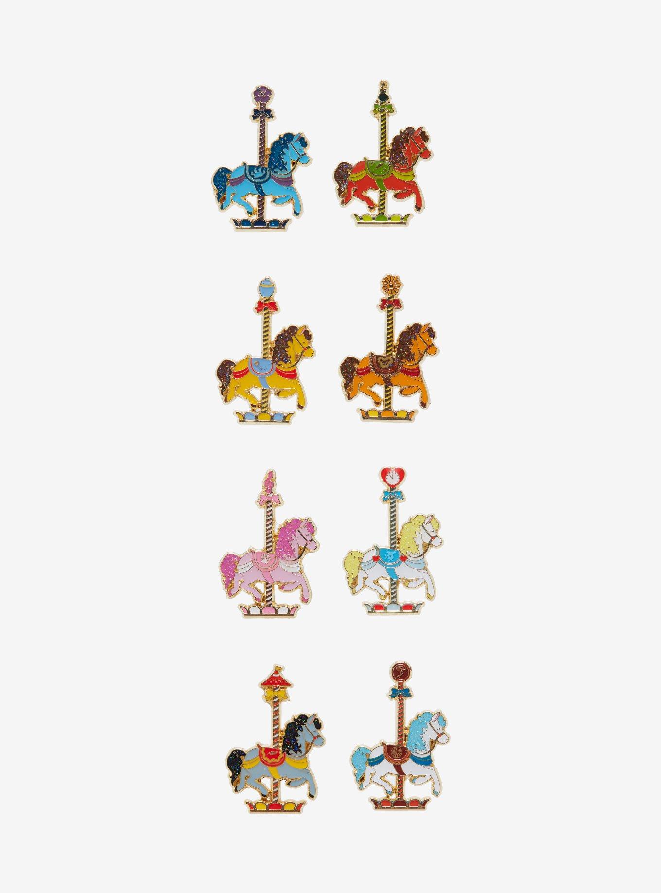 Loungefly Disney Carousel Horse Blind Box Enamel Pin BoxLunch Exclusive BoxLunch