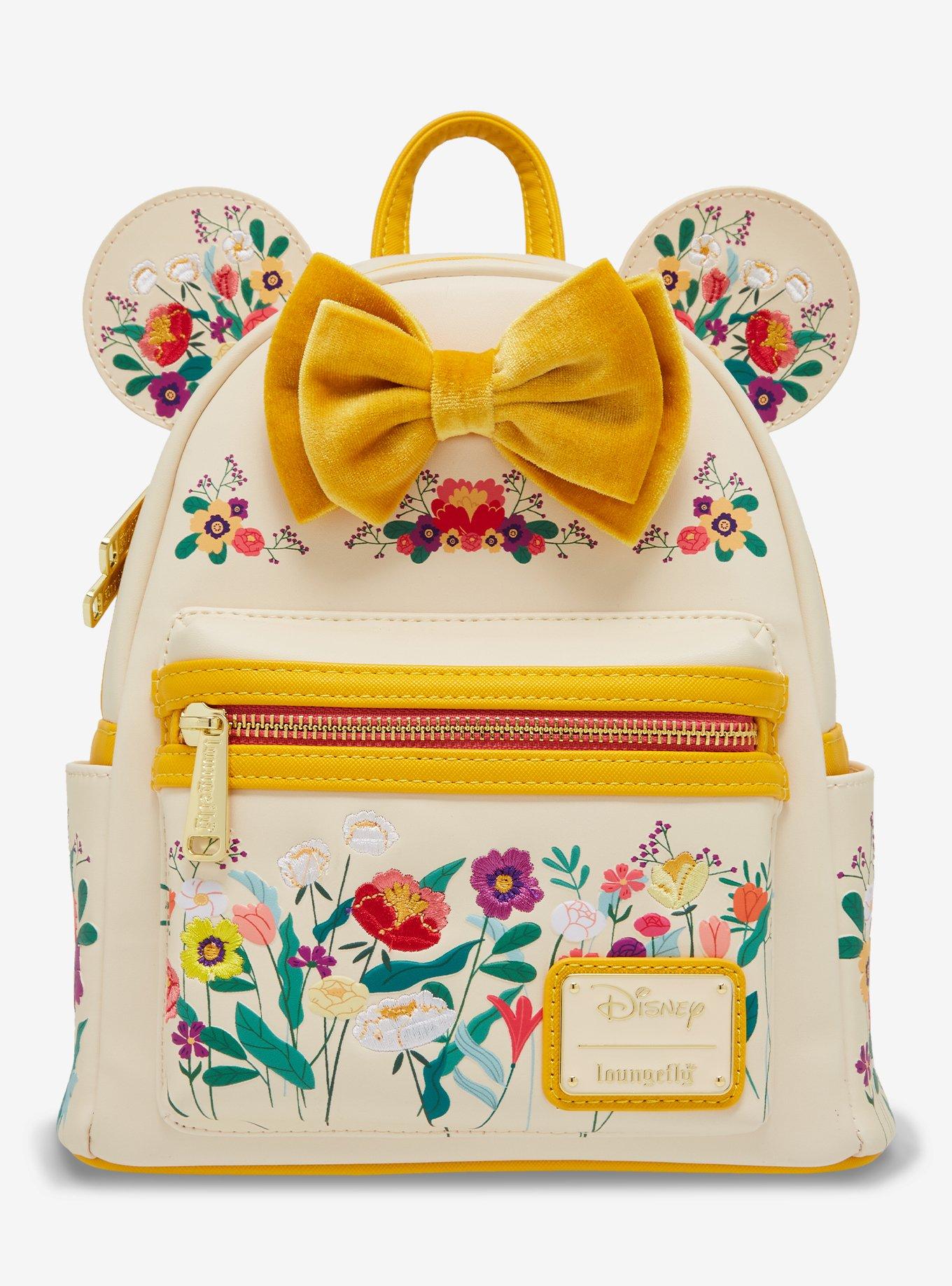 Loungefly Disney Minnie Mouse Floral Bow Mini Backpack BoxLunch