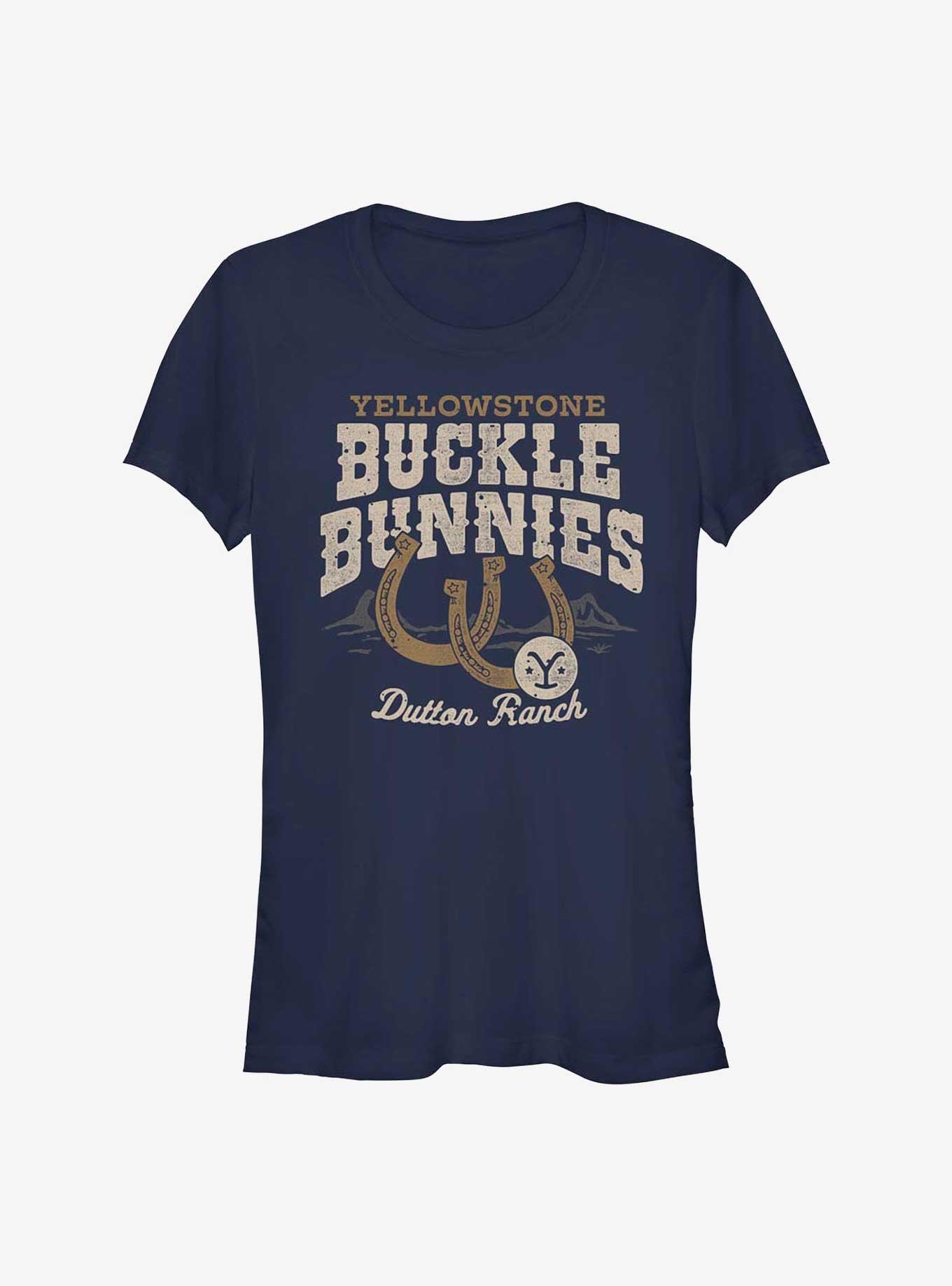 Yellowstone Buckle Bunnies Girls TShirt BLUE Hot Topic
