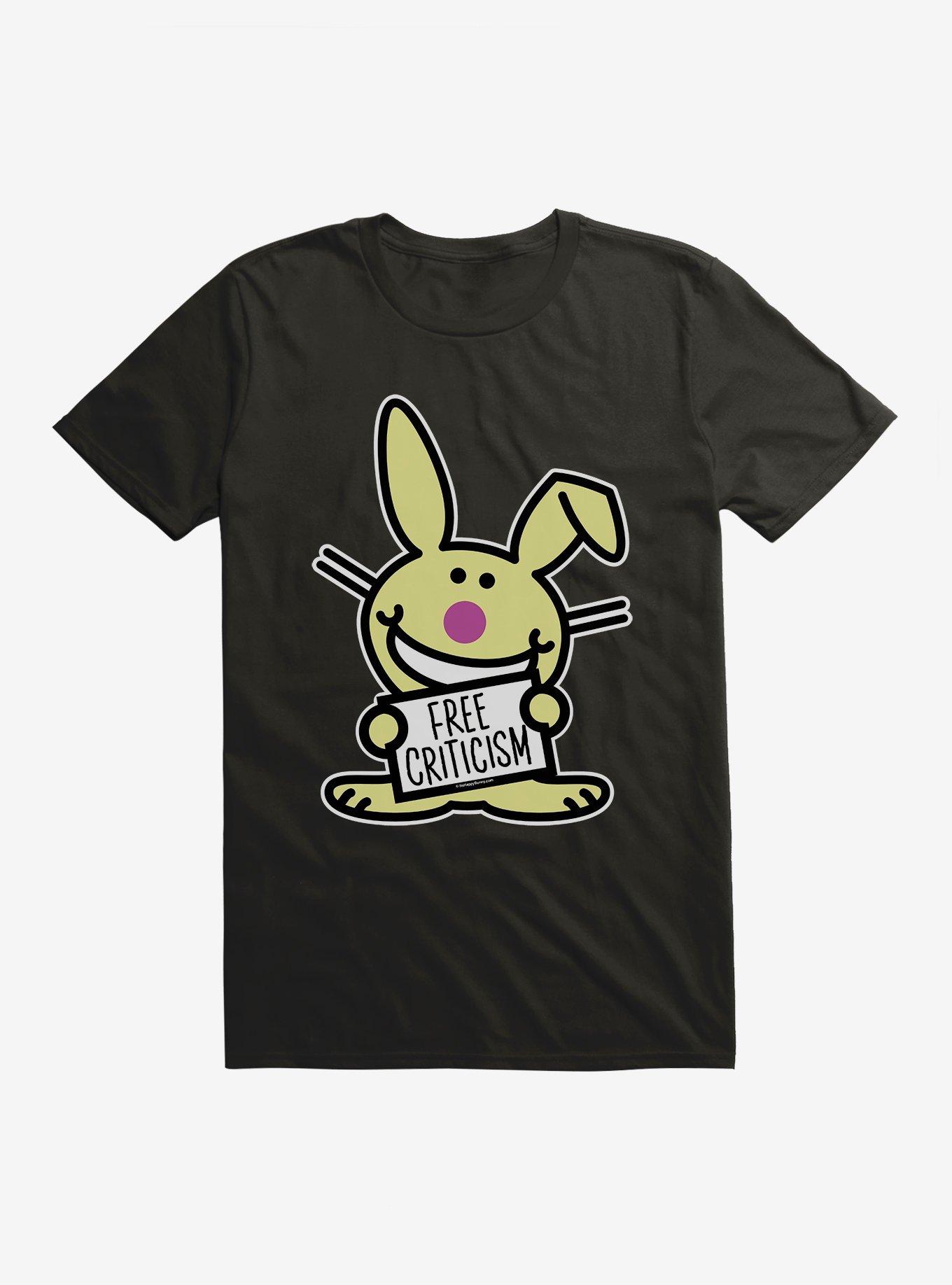 It's Happy Bunny Free Criticism TShirt Hot Topic