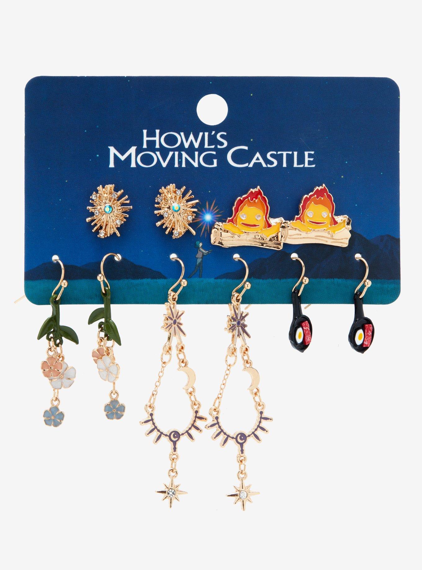 Studio Ghibli Howl's Moving Castle Icons Earring Set BoxLunch