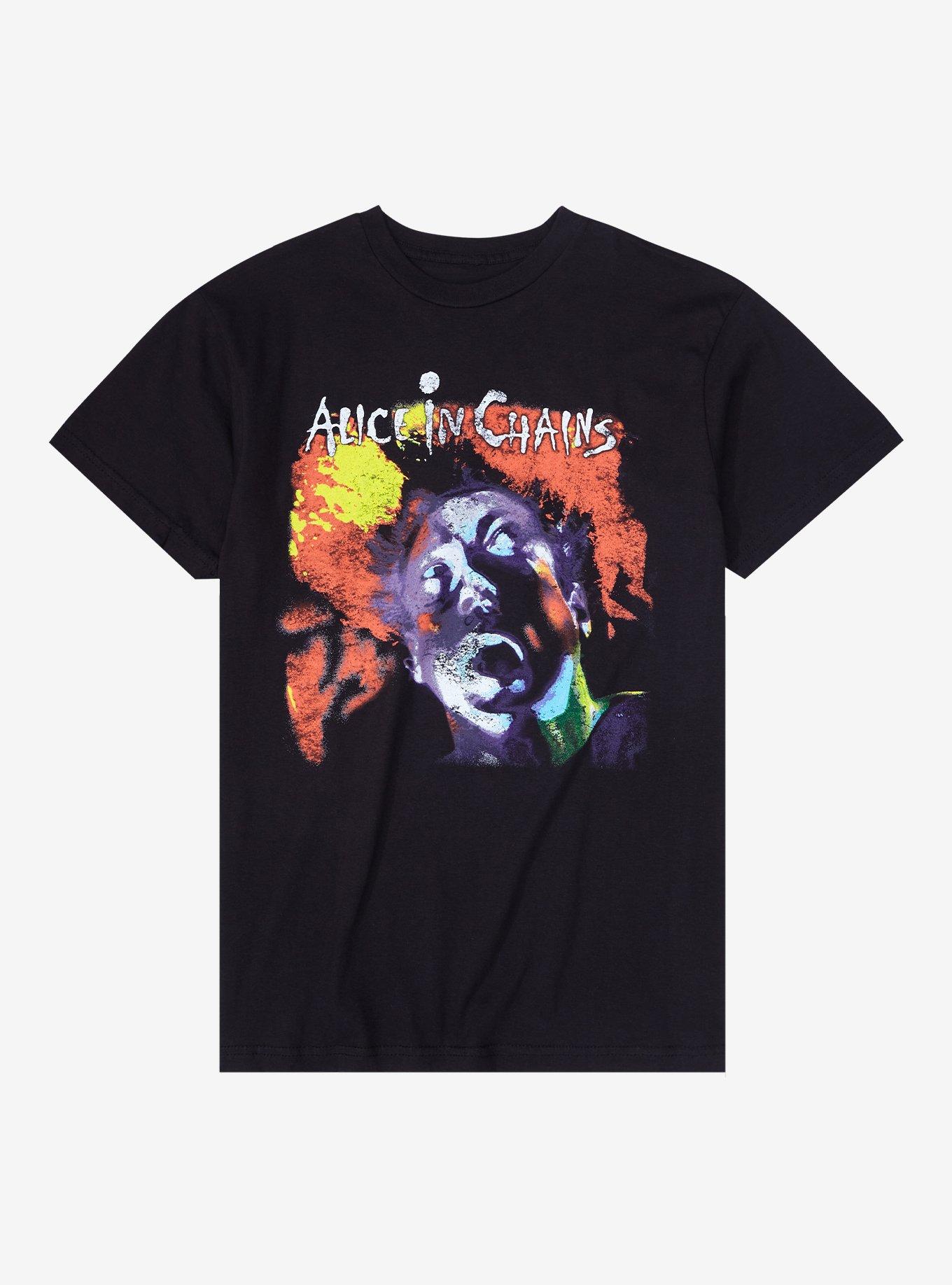 Alice In Chains Facelift Album Cover Boyfriend Fit Girls TShirt Hot