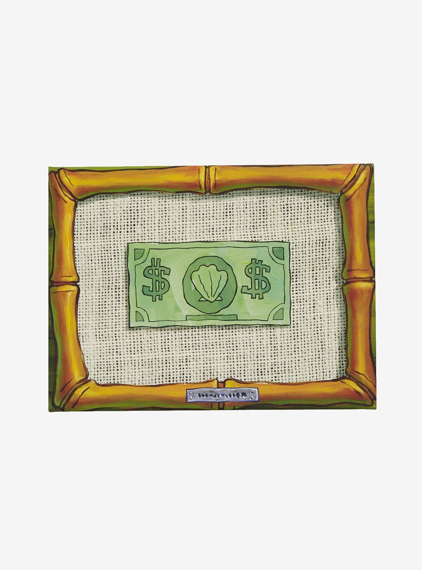 SpongeBob SquarePants Dollar Frame Canvas Wall Art Hot Topic