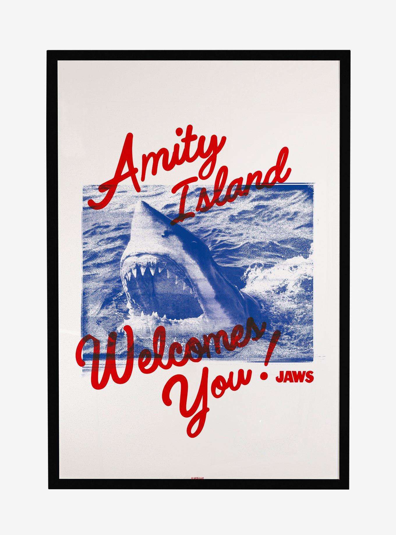 Jaws Amity Island You! Framed Poster BoxLunch