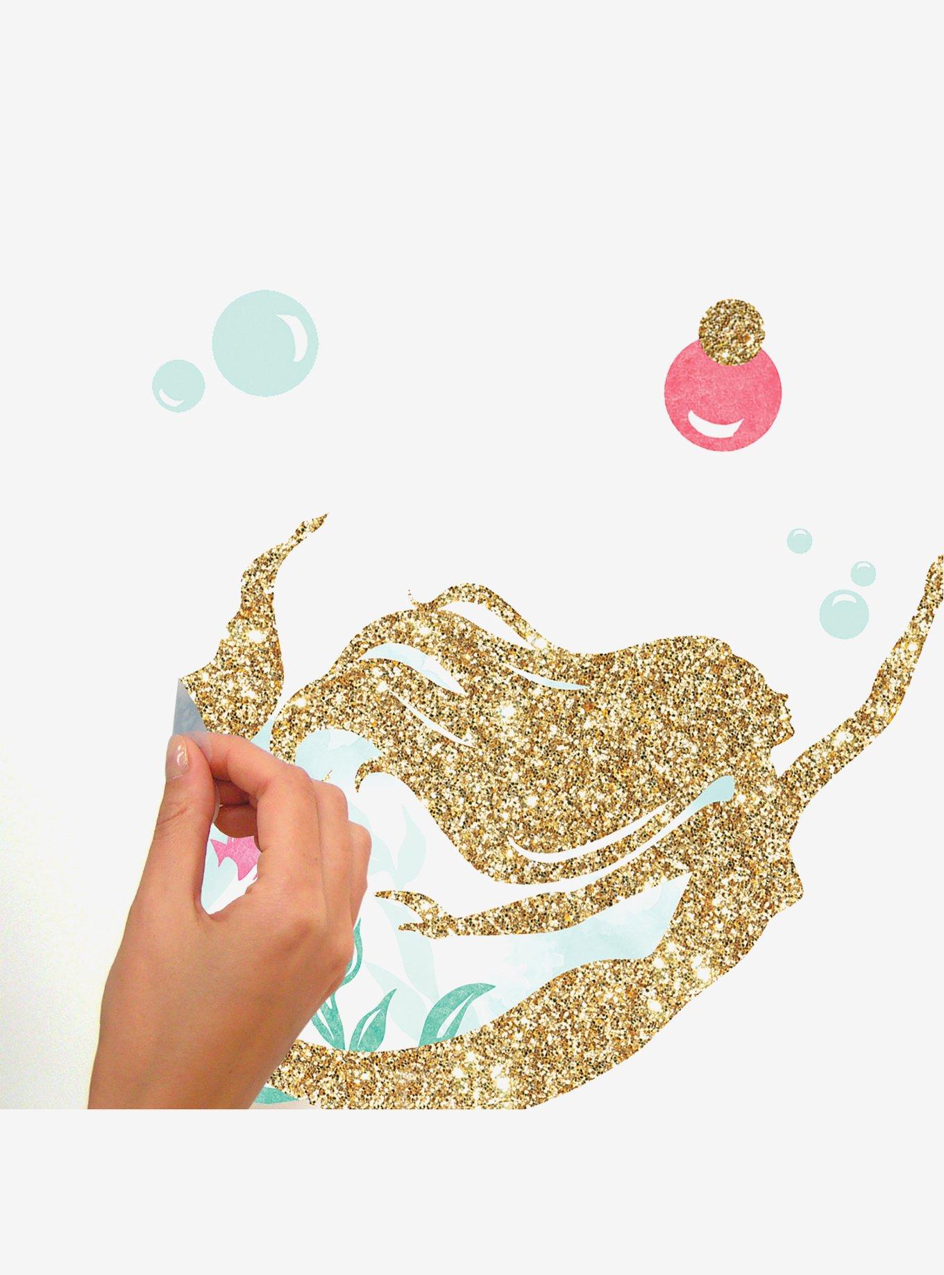 Mermaid Peel And Stick Wall Decals With Gltter BoxLunch